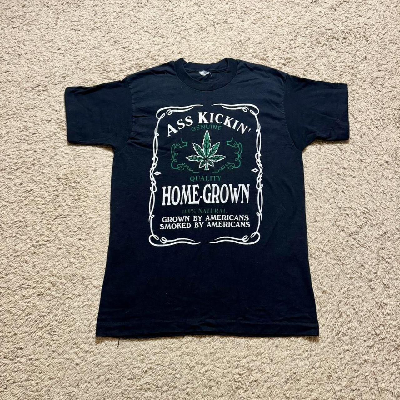 Vintage True vintage 70s Home Grown Weed Jack Daniel's Tee Size US L / EU 52-54 / 3 - 2 Thumbnail