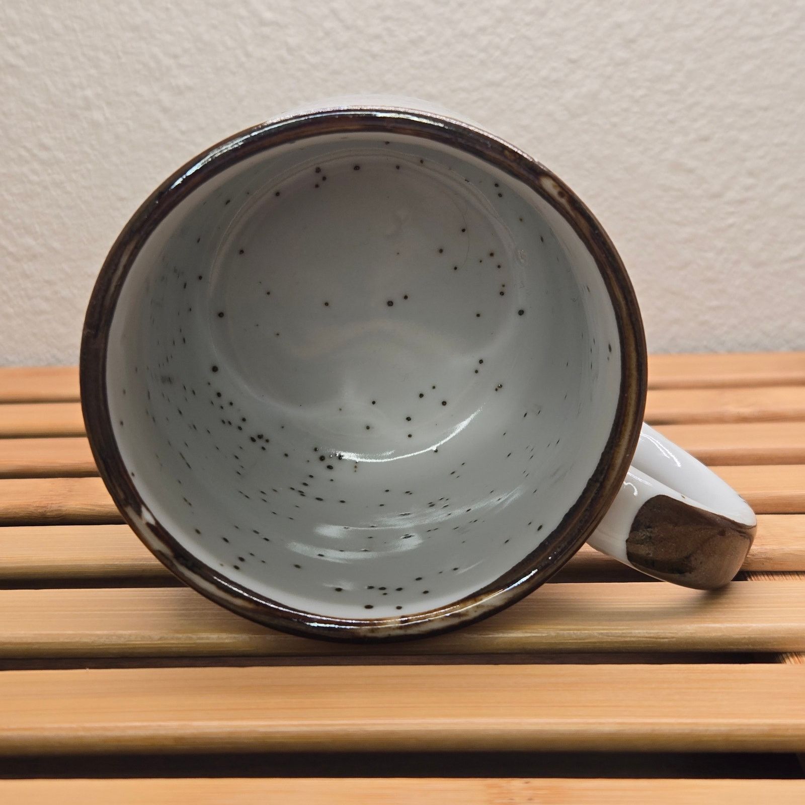 Vintage Vintage Japan Speckled Stoneware Wildflower Coffee Mug Size ONE SIZE - 5 Thumbnail