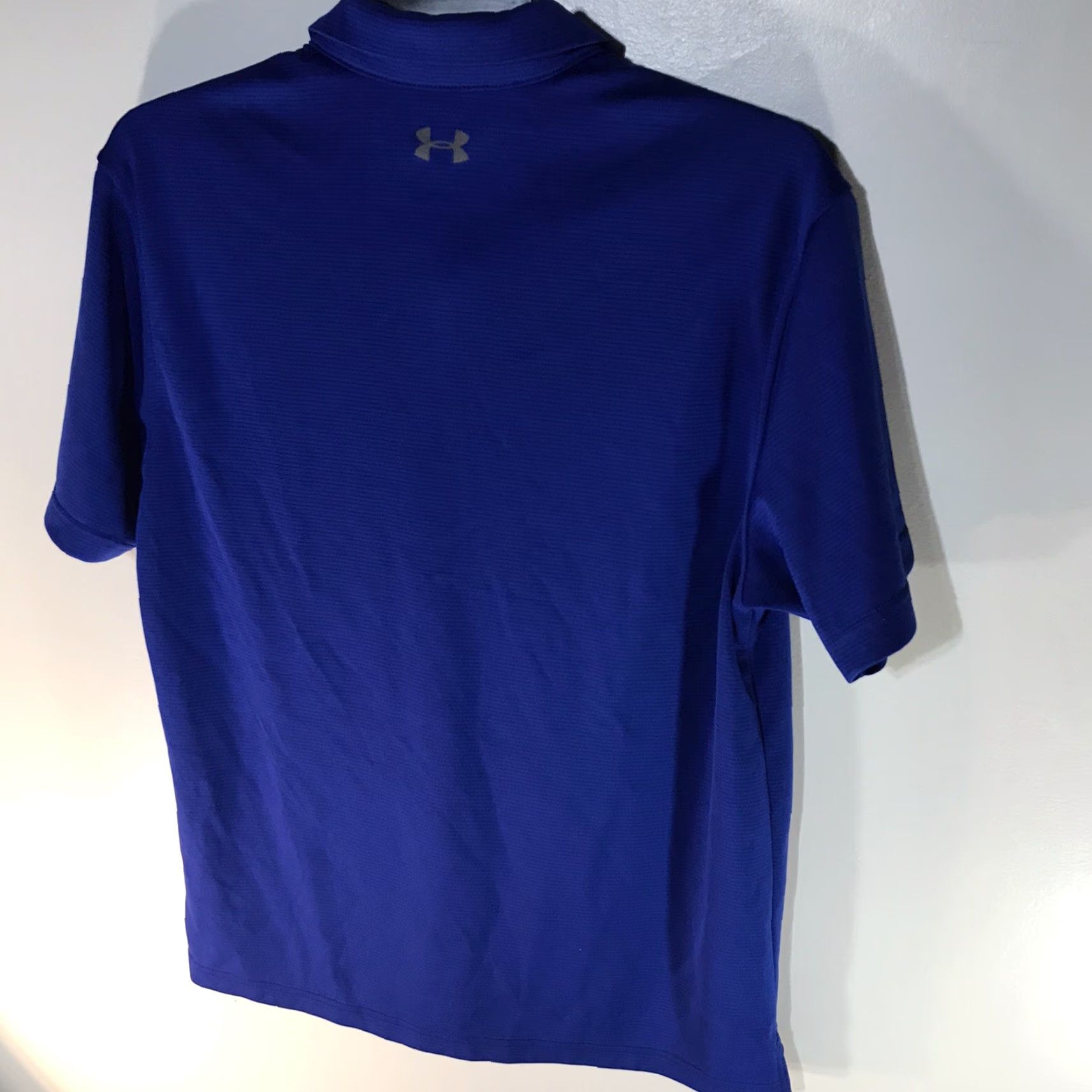 Under Armour Under Armour HeatGear Blue Polo Shirt Mens Size L Loose Activewear Size US L / EU 52-54 / 3 - 3 Thumbnail