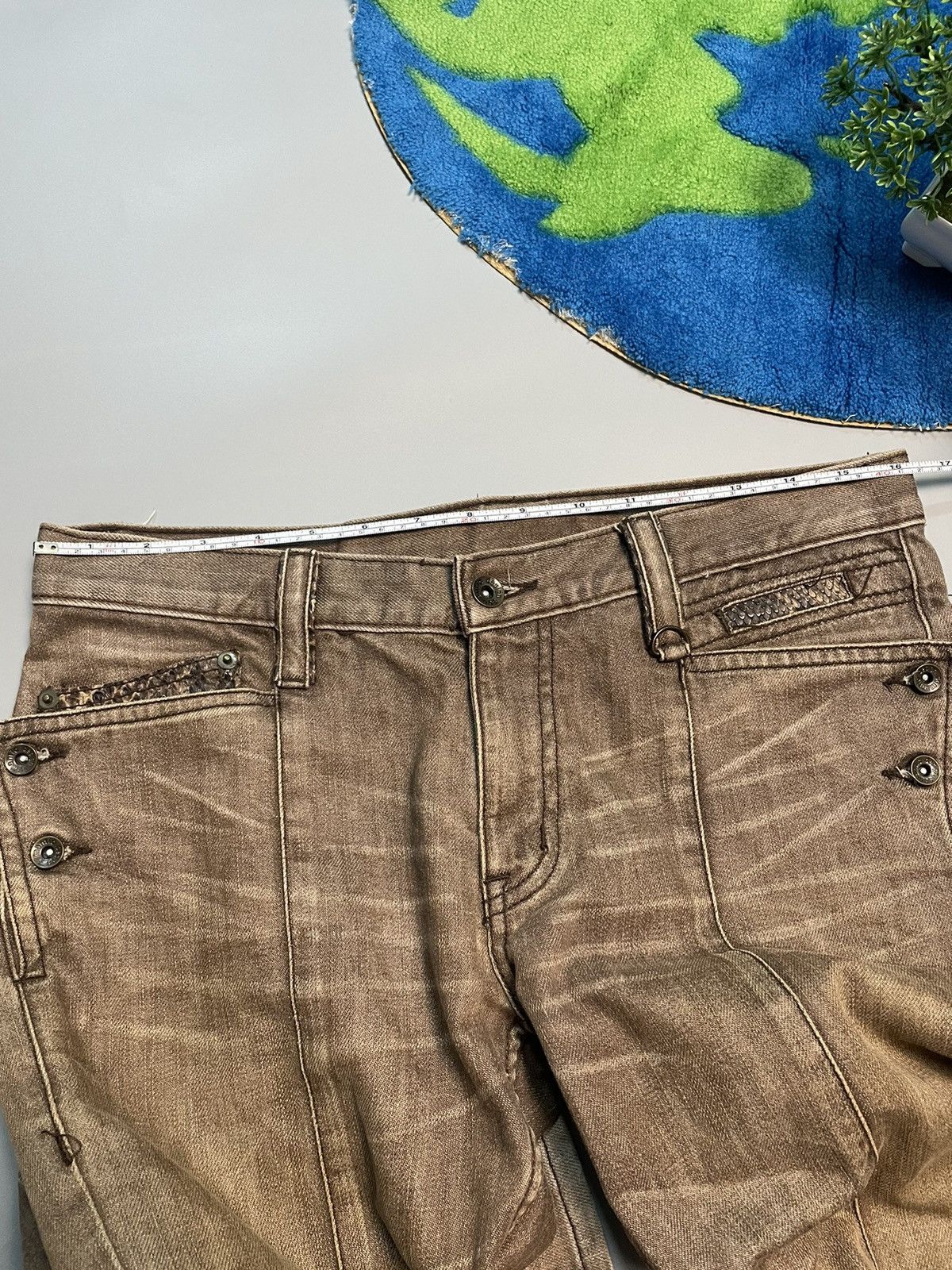 If Six Was Nine Snake Skin Semantic Design Denim Size US 32 / EU 48 - 18 Thumbnail