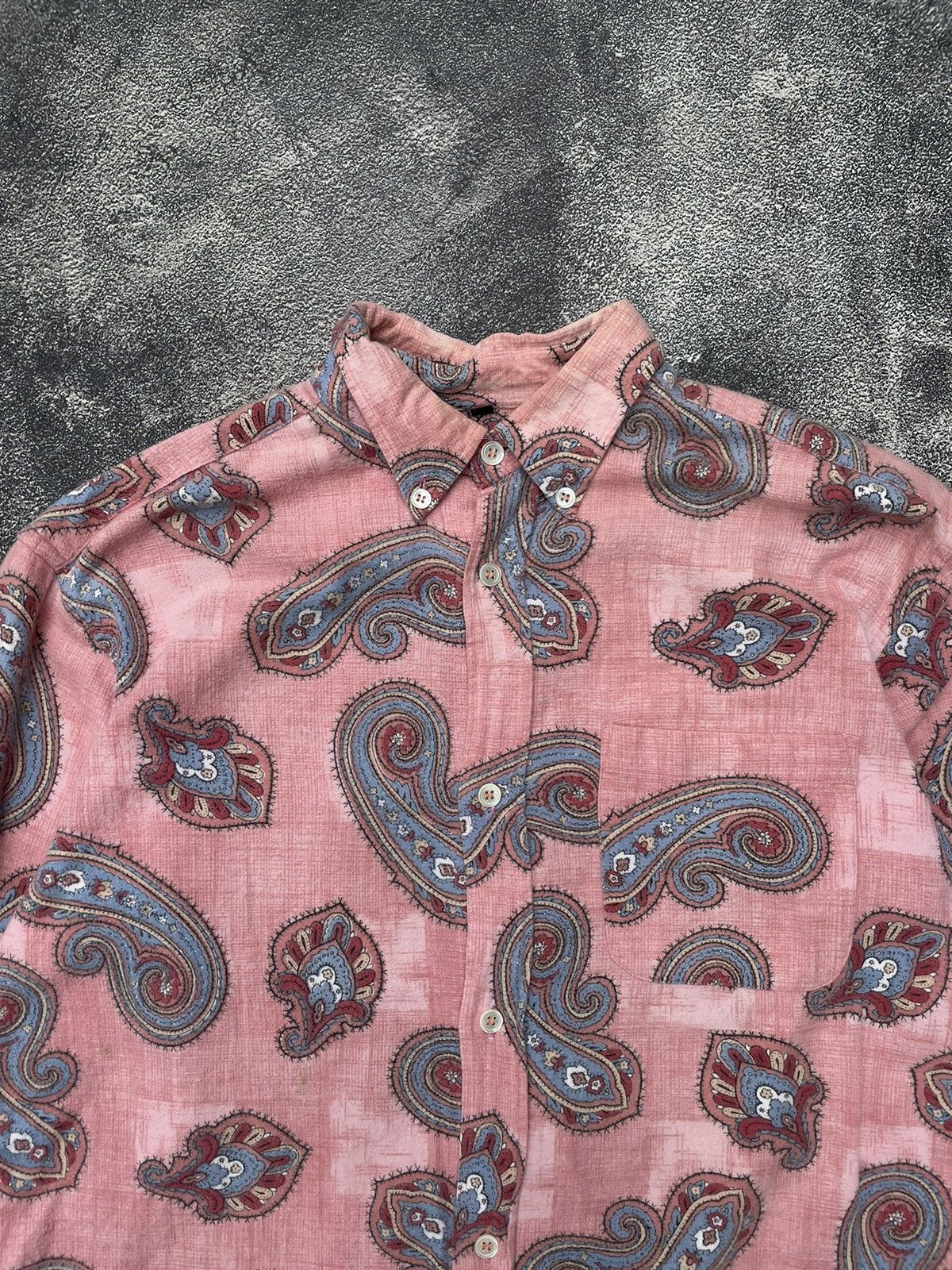 5351 POUR LES HOMMES 5351 Pour Les Hommes Paisley Shirt Size US M / EU 48-50 / 2 - 2 Thumbnail