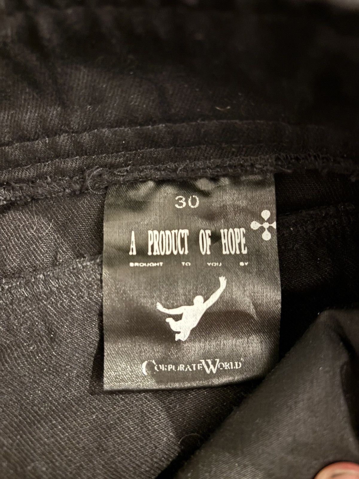 Other Rare black distressed crest flared denim Size US 30 / EU 46 - 5 Thumbnail