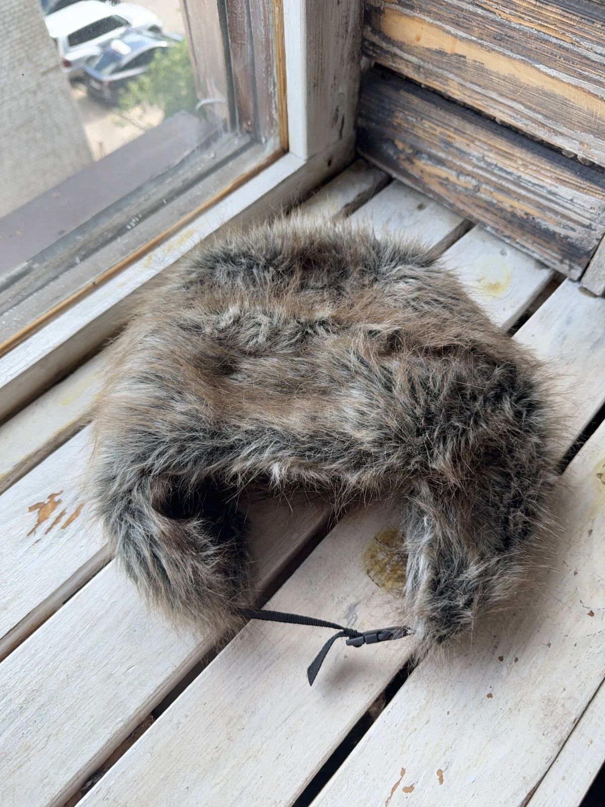 Hysteric Glamour Y2K American Vintage Fuzzy Hat Mohair Ushanka Beauty Beast Size ONE SIZE - 3 Thumbnail