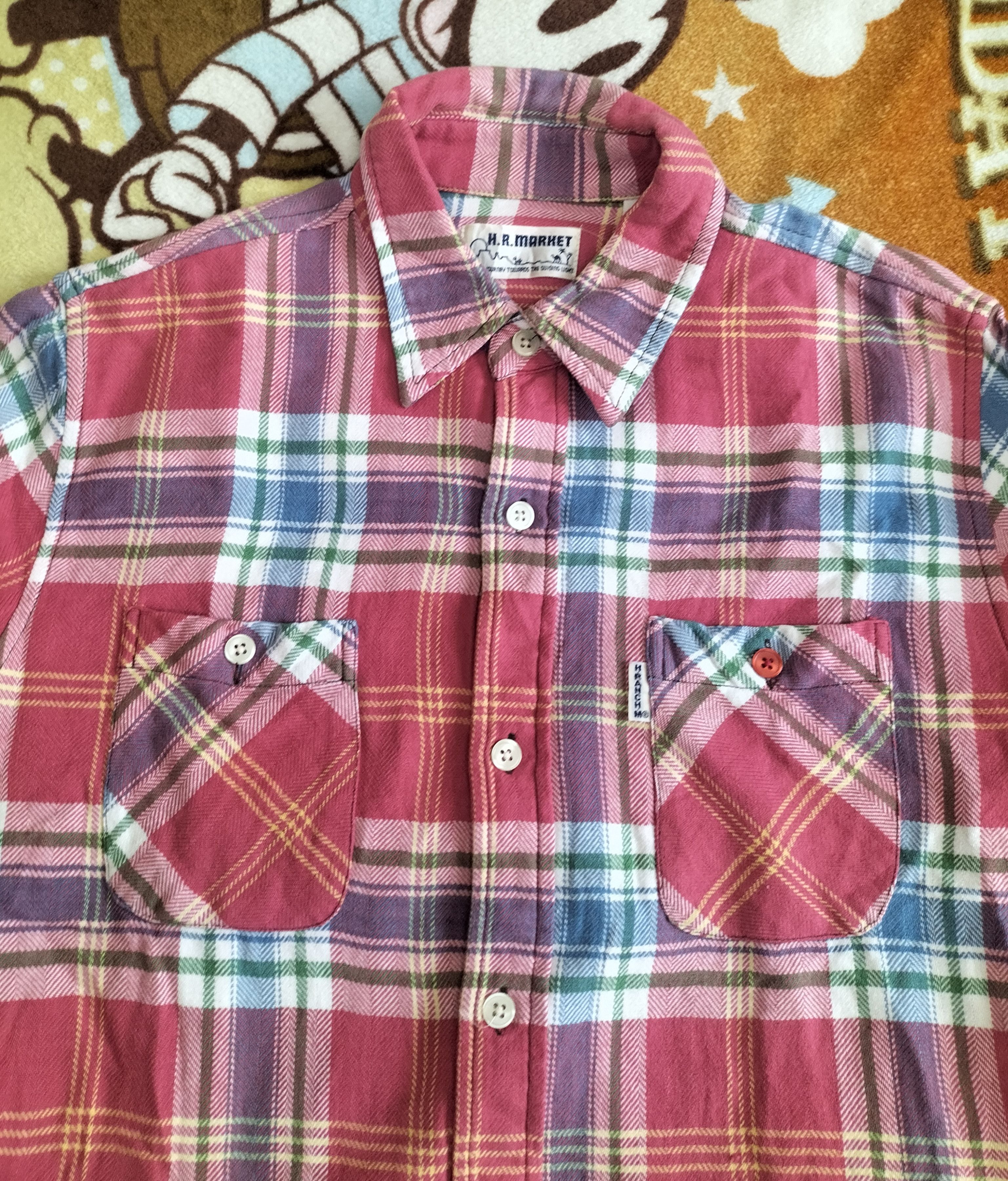 HOLLYWOOD RANCH MARKET H.R market flannel Size US M / EU 48-50 / 2 - 3 Thumbnail