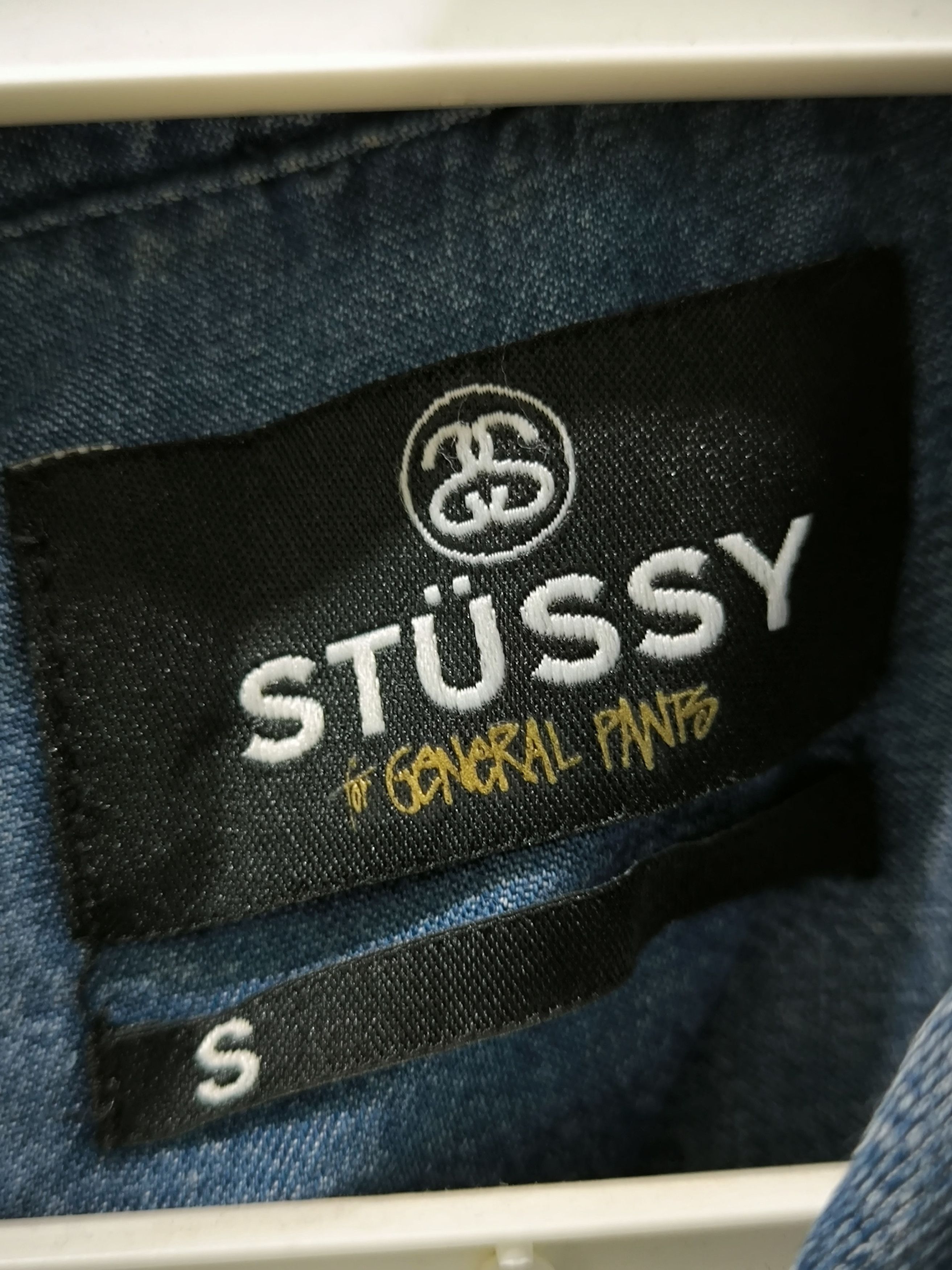 Stussy Distressed Stussy Button Up Jeans Long sleeve Shirt Size S / US 4 / IT 40 - 2 Thumbnail