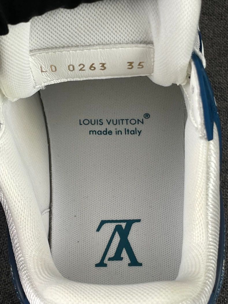 Louis Vuitton Louis Vuitton Tainer Denim Blue shoes Size US 4.5 / IT 34.5 - 8 Thumbnail