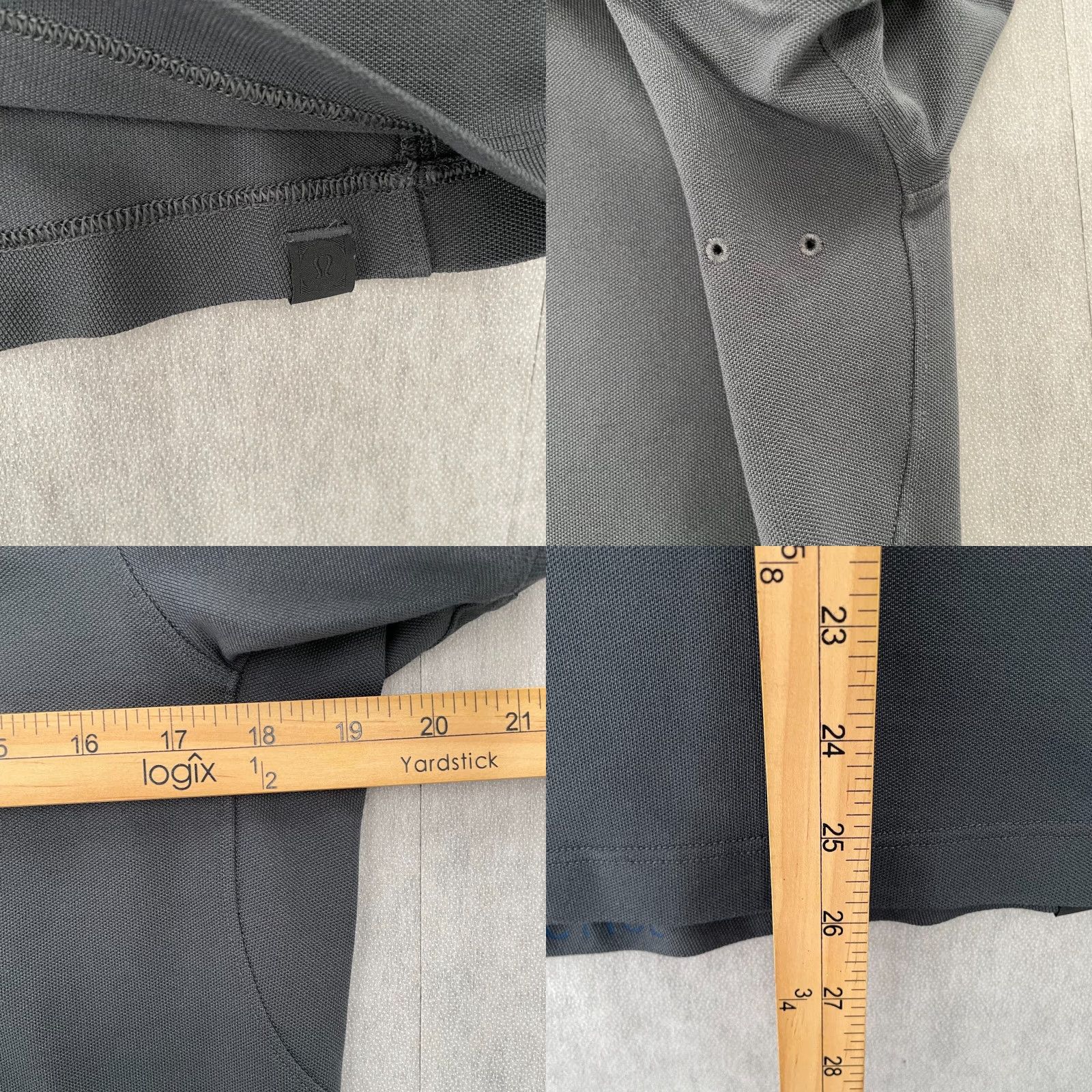 Lululemon VINTAGE Lululemon Polo Shirt Adult Small Gray Athletic Casual Mens S Size US S / EU 44-46 / 1 - 8 Thumbnail