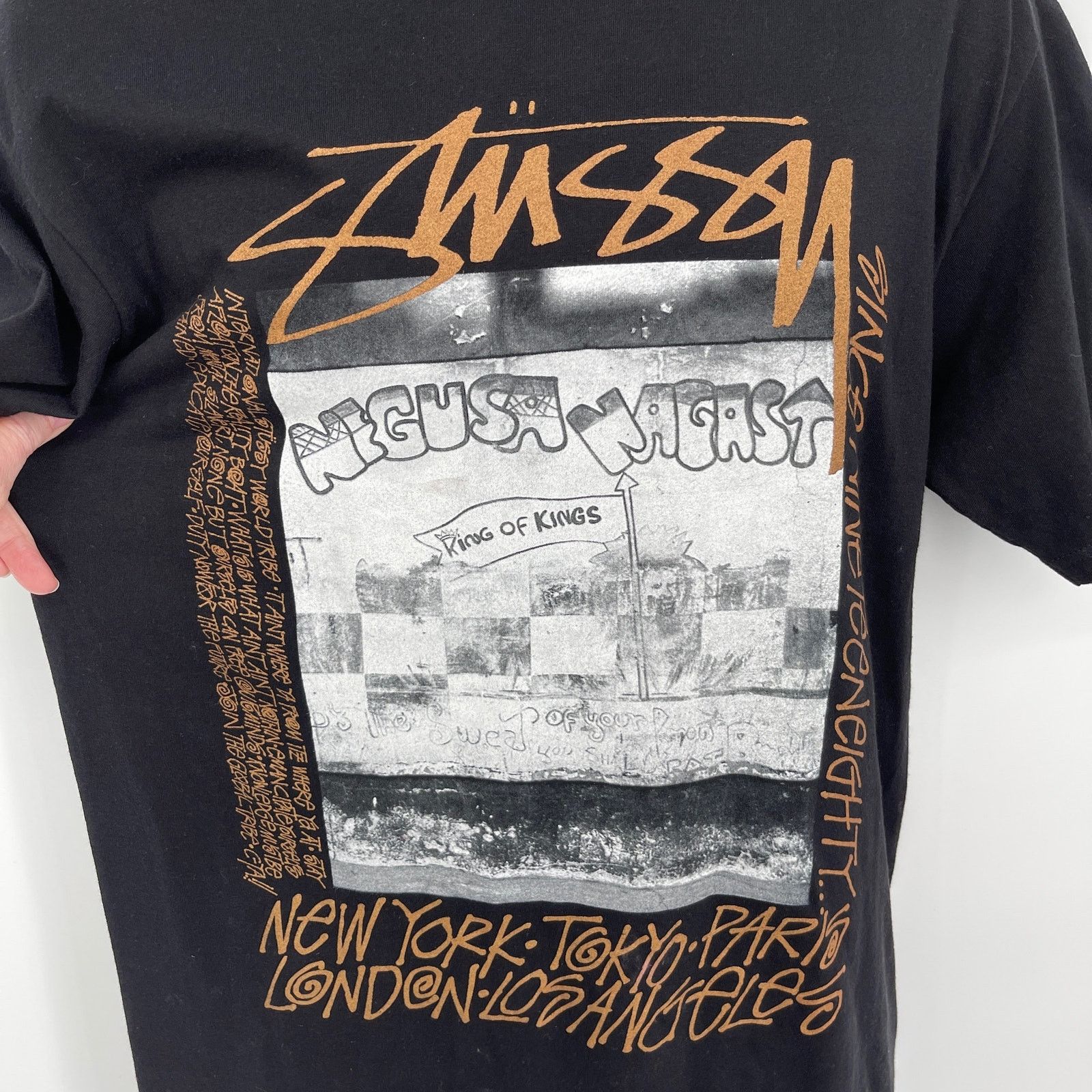 Stussy Stussy King of Kings T-Shirt Short Sleeve Black Size M Size US M / EU 48-50 / 2 - 4 Thumbnail