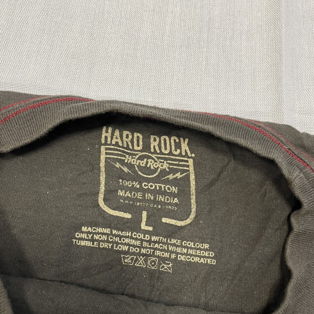 Hard Rock Cafe Hard Rock Green khaki tee t-shirt Size US L / EU 52-54 / 3 - 4 Thumbnail