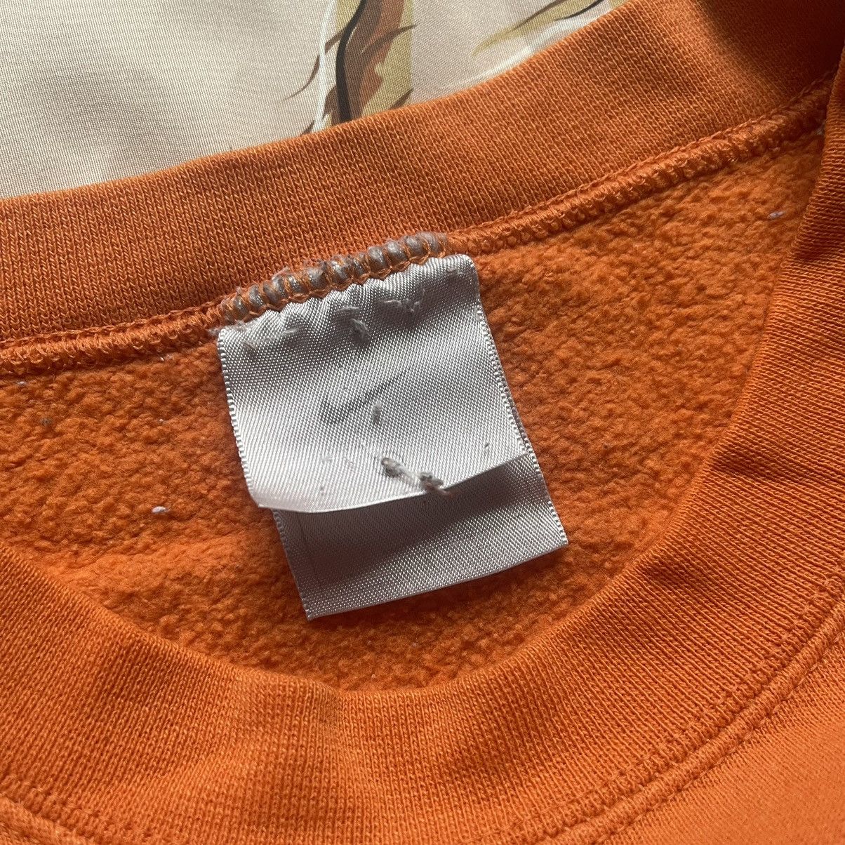 Nike Vintage orange Nike light sweatshirt Size US XL / EU 56 / 4 - 2 Thumbnail