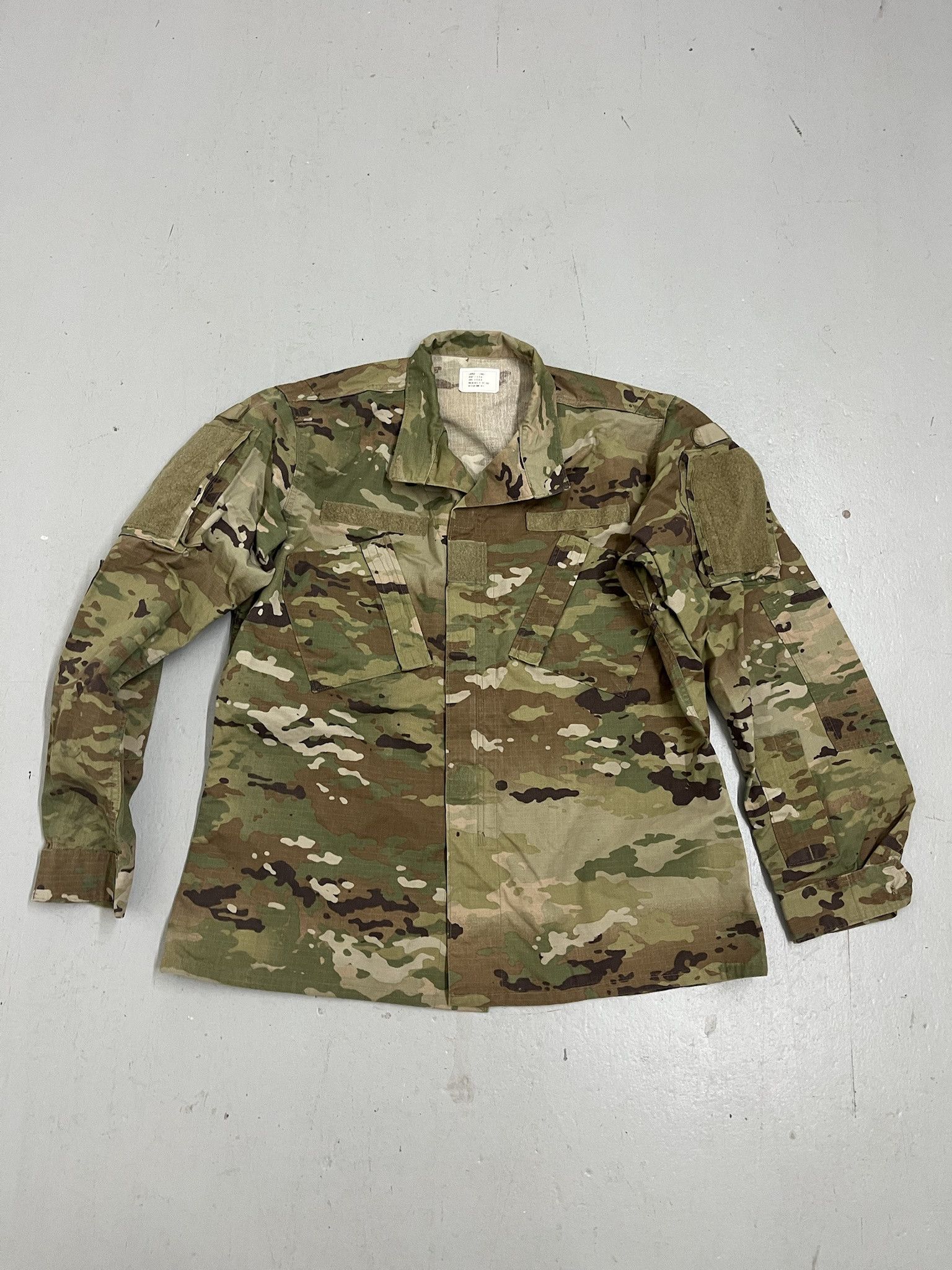 Vintage Vintage Military Army Camo Multicam Riptsop Cargo Shirt Size Large Long Size US L / EU 52-54 / 3 - 1 Thumbnail