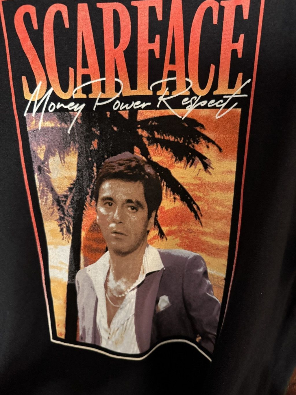 Surface To Air Scarface Movie Logo T Shirt Men Sz L Black New Without Tags Size US L / EU 52-54 / 3 - 3 Thumbnail