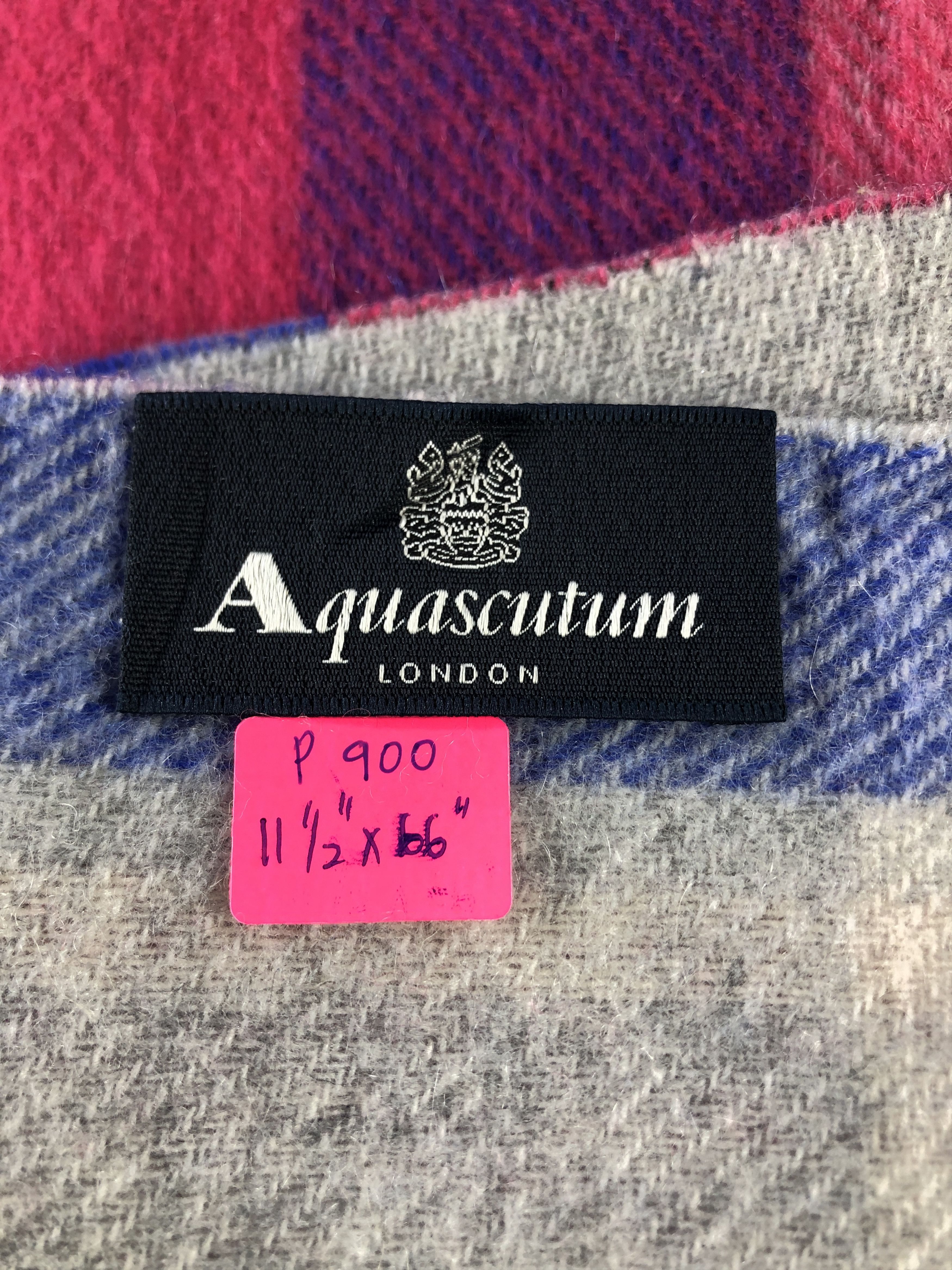 Aquascutum Aquasqutum Scarf / Muffler / Neckwear P900 Size ONE SIZE - 5 Thumbnail
