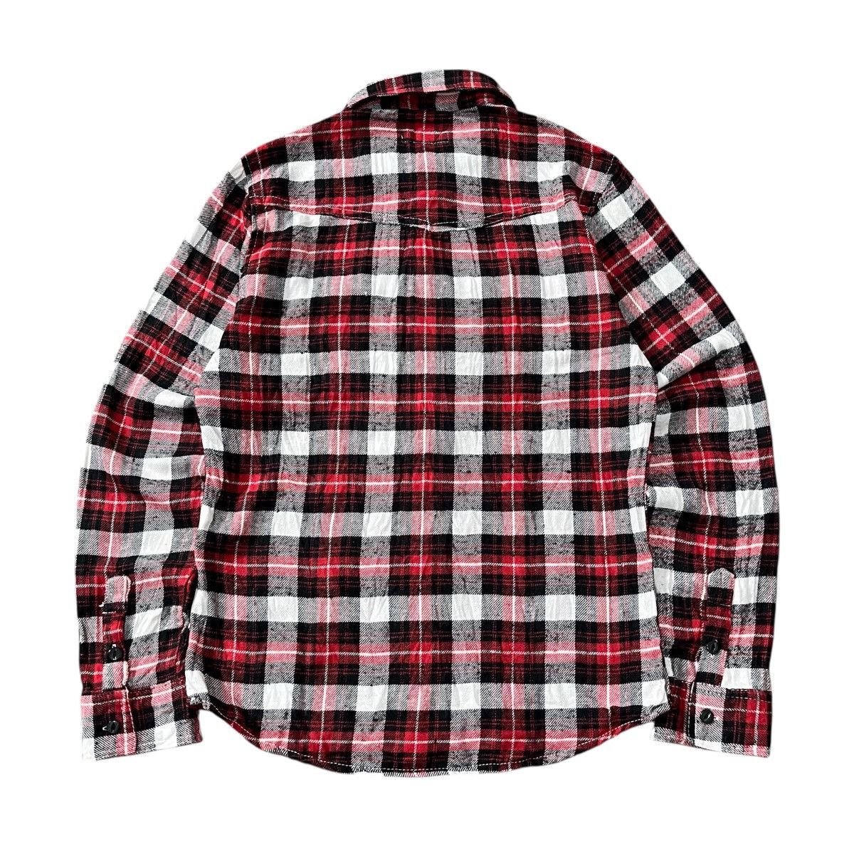 Japanese Brand IN THE ATTIC Plaid Flanel Shirt ifsix gothic style Size US M / EU 48-50 / 2 - 6 Thumbnail