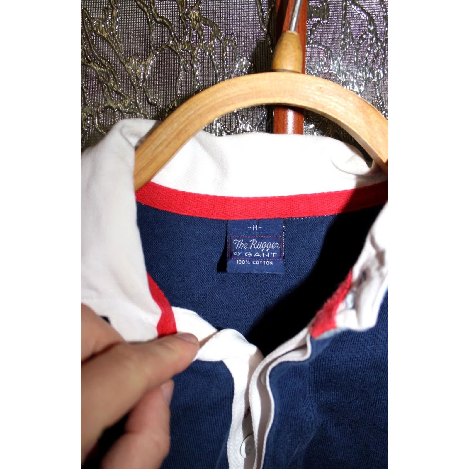 Gant VINTAGE Gant USA rugby jersey Shirt Unisex Adults M multi The Rugger Gant Mens Size US M / EU 48-50 / 2 - 2 Thumbnail