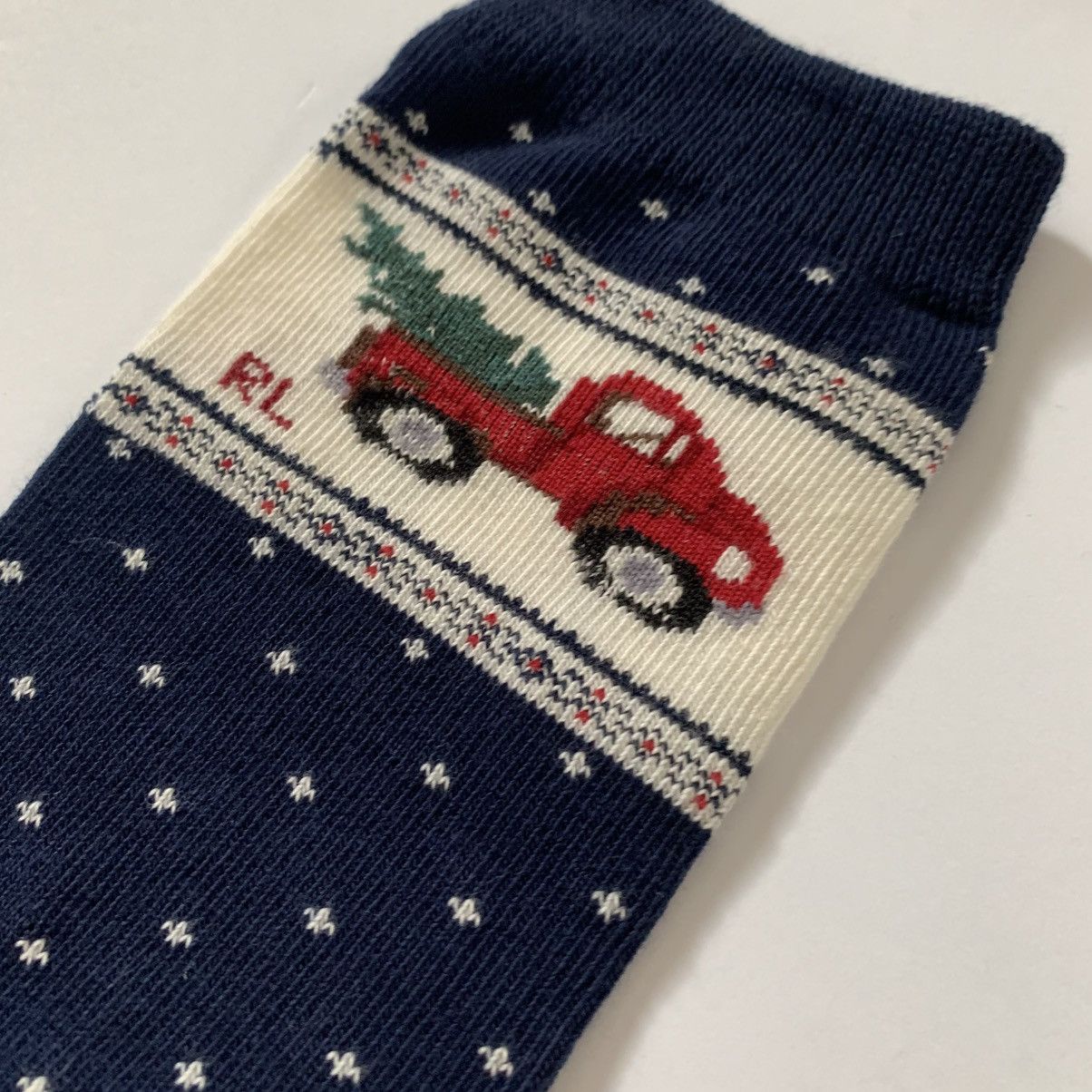 Ralph Lauren Ralph Lauren navy red truck socks Size ONE SIZE - 3 Thumbnail