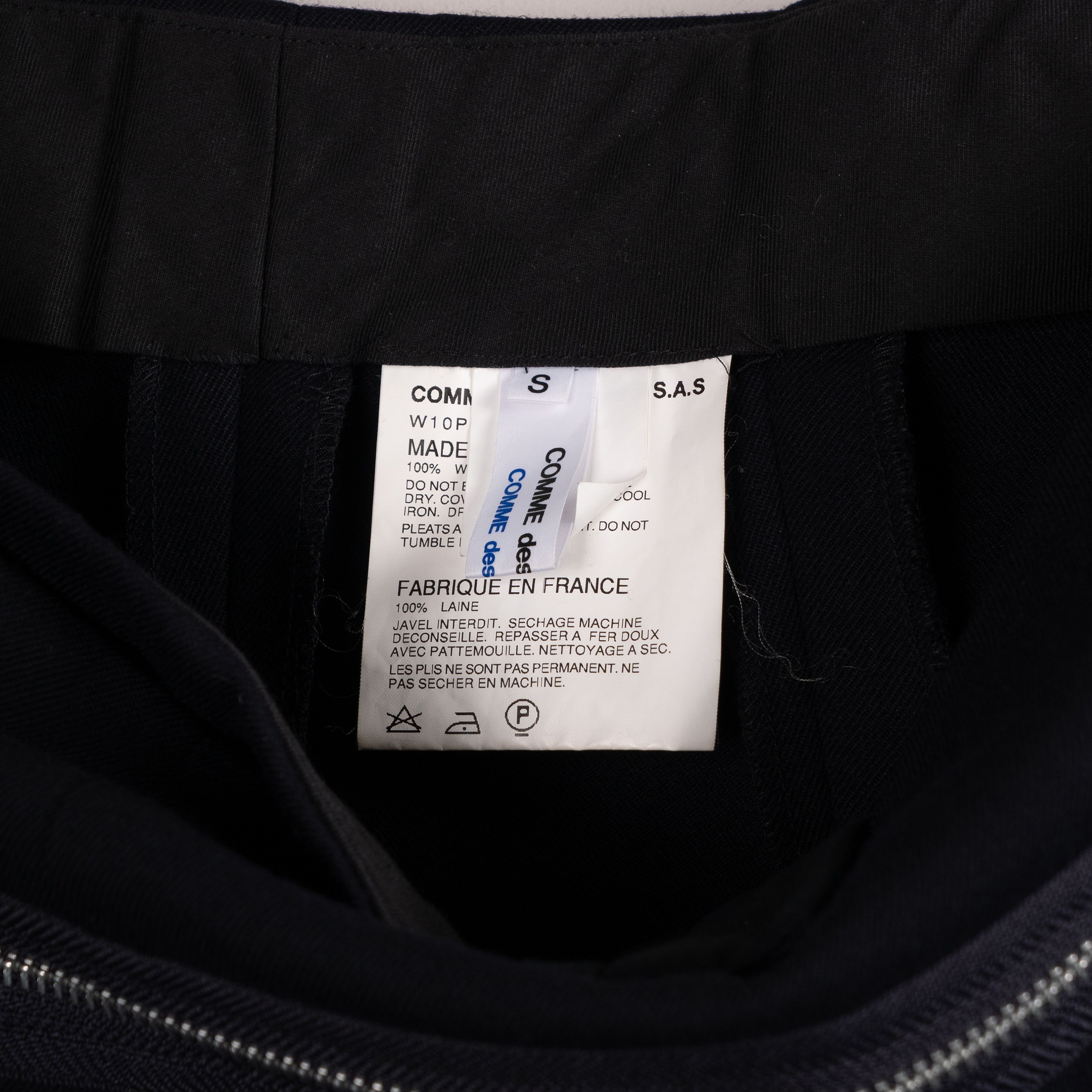 Comme des Garcons Comme Des Garçons Zip Wrap Shorts Navy Size 27" / US 4 / IT 40 - 11 Thumbnail