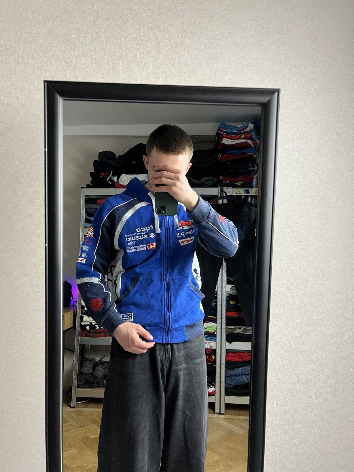 Formula 1 Vintage Suzuki Tyco Yoshimura Japan Racing Track Jacket Rare Size US S / EU 44-46 / 1 - 2 Thumbnail