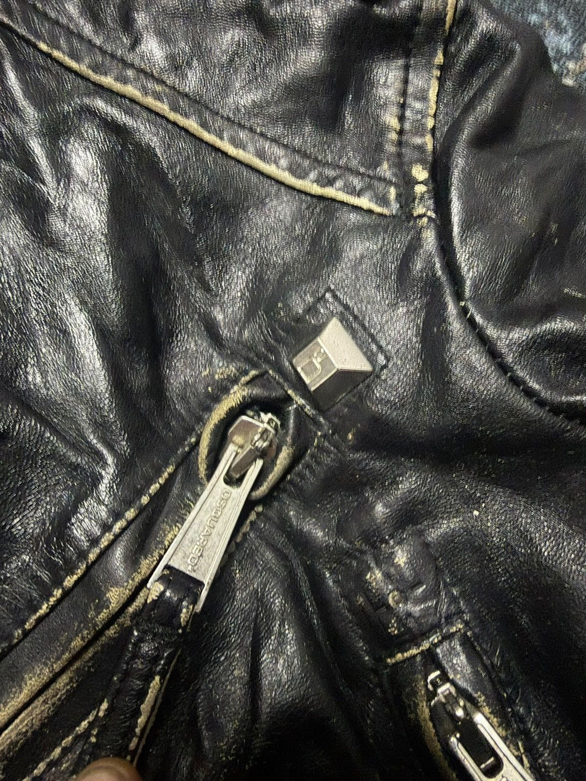 Dsquared2 Dsquared2 Fall 2005 Runway Studded Leather Jacket Size XS / US 0-2 / IT 36-38 - 10 Thumbnail