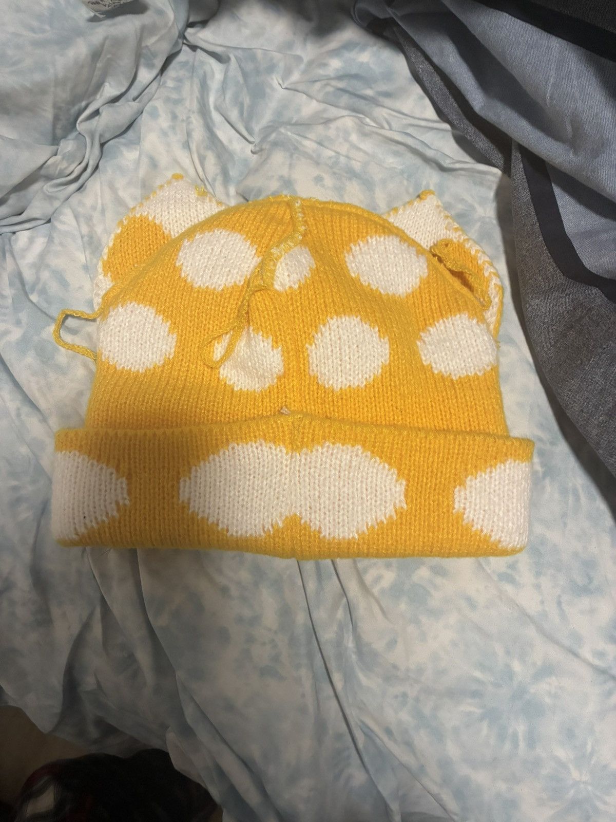 Other Yellow Lovefboy Cat Ear Beanie Size ONE SIZE - 2 Thumbnail