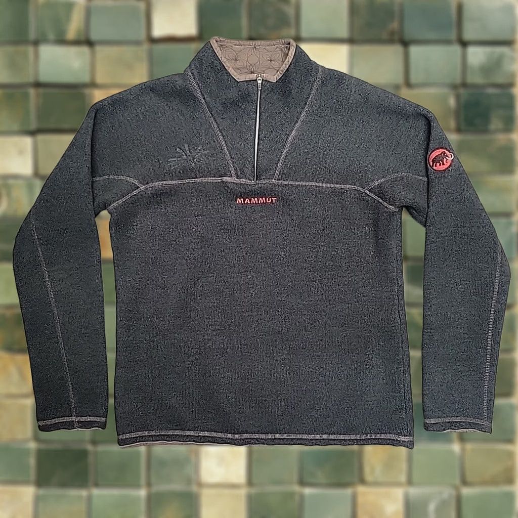 Mammut Mammut Fleece Pullover Women Medium Gray 1/4 Zip Gorpcore Hiking Outdoor Size M / US 6-8 / IT 42-44 - 1 Thumbnail