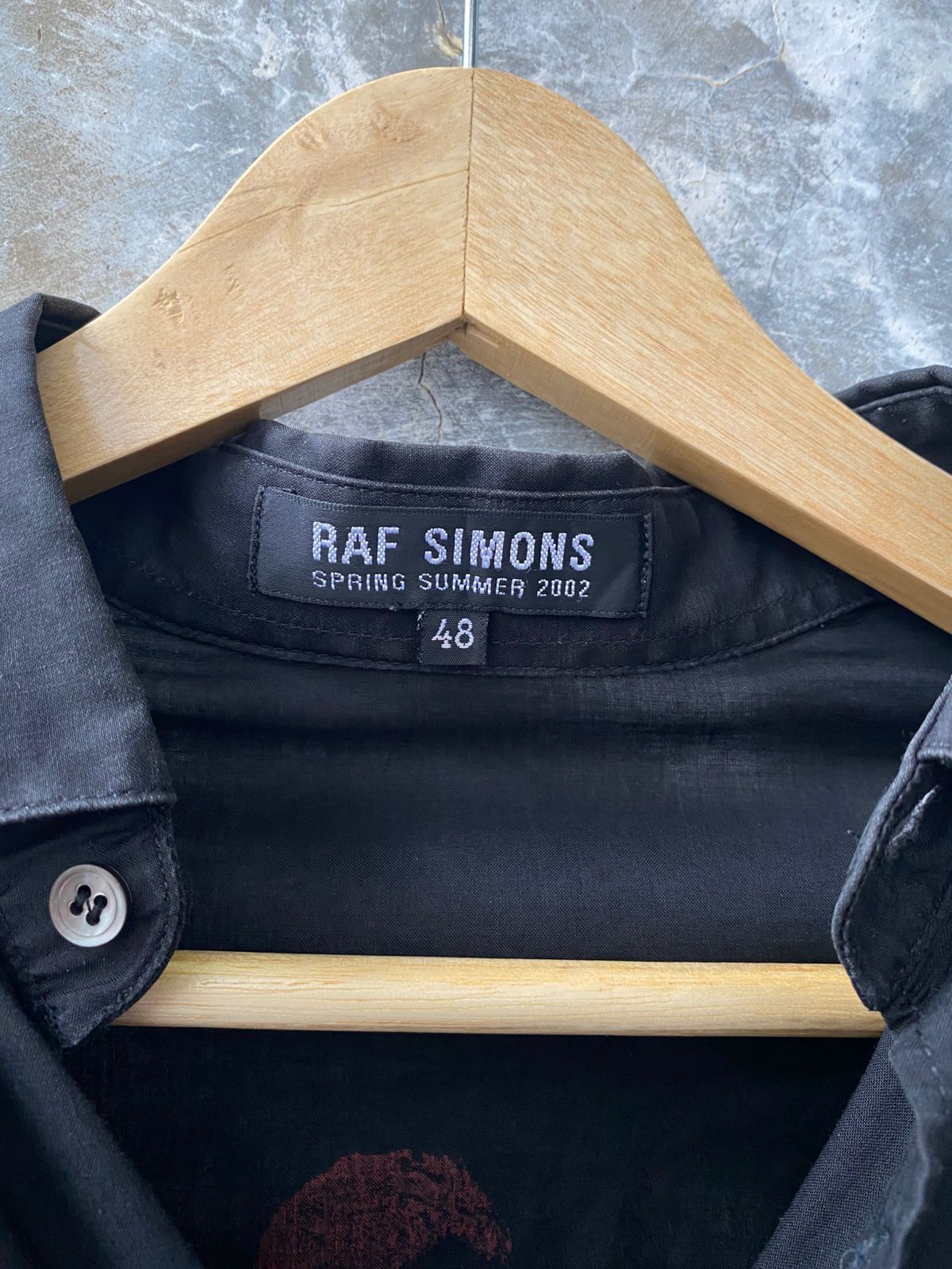 Raf Simons Raf Simons SS02 Be Pure Be Vigilant Behave Button Up Shirt Size US M / EU 48-50 / 2 - 7 Thumbnail