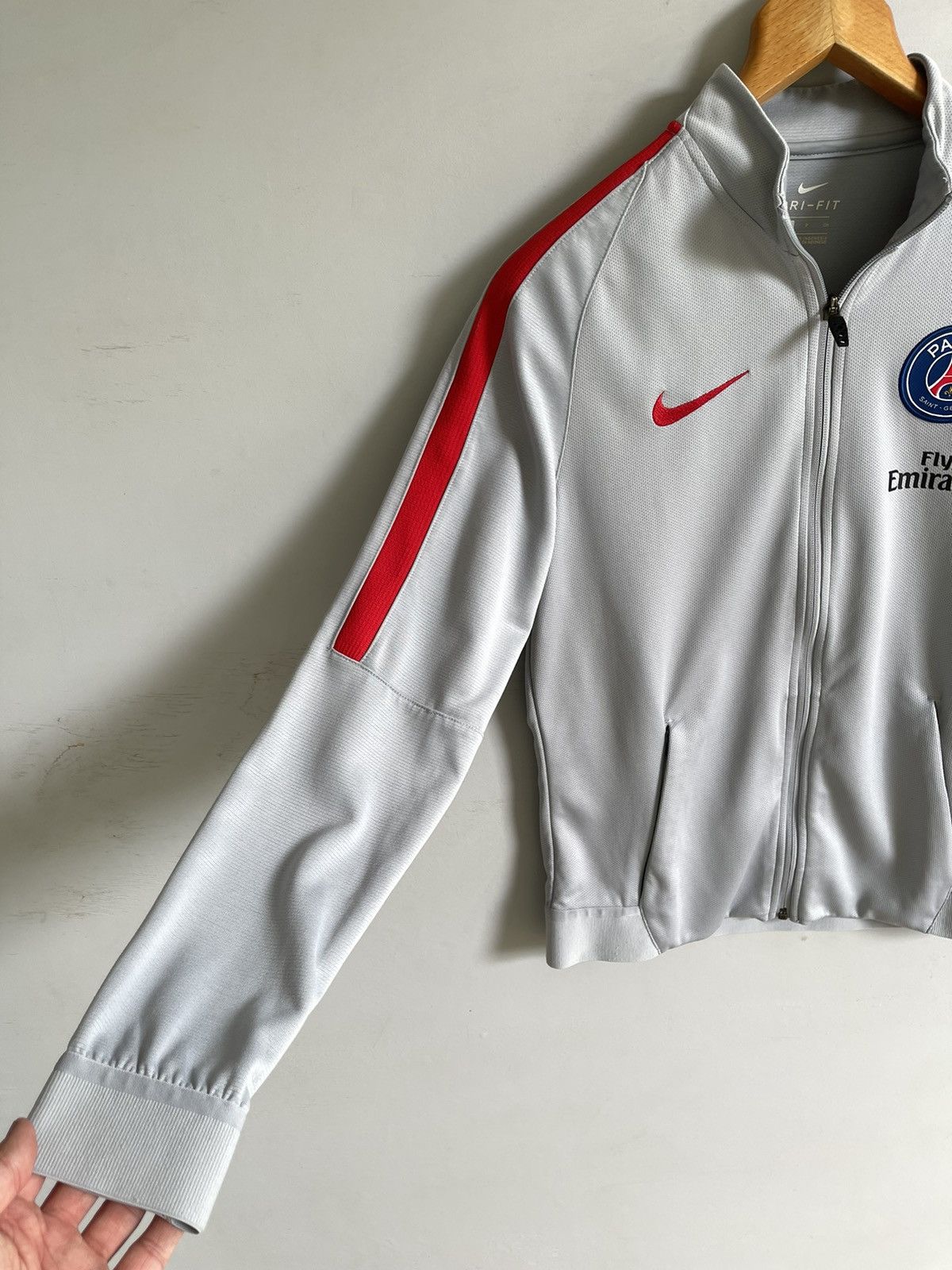 Nike Nike PSG Paris Saint Germain Zip Up Track Jacket Sweatshirt Size US S / EU 44-46 / 1 - 6 Thumbnail