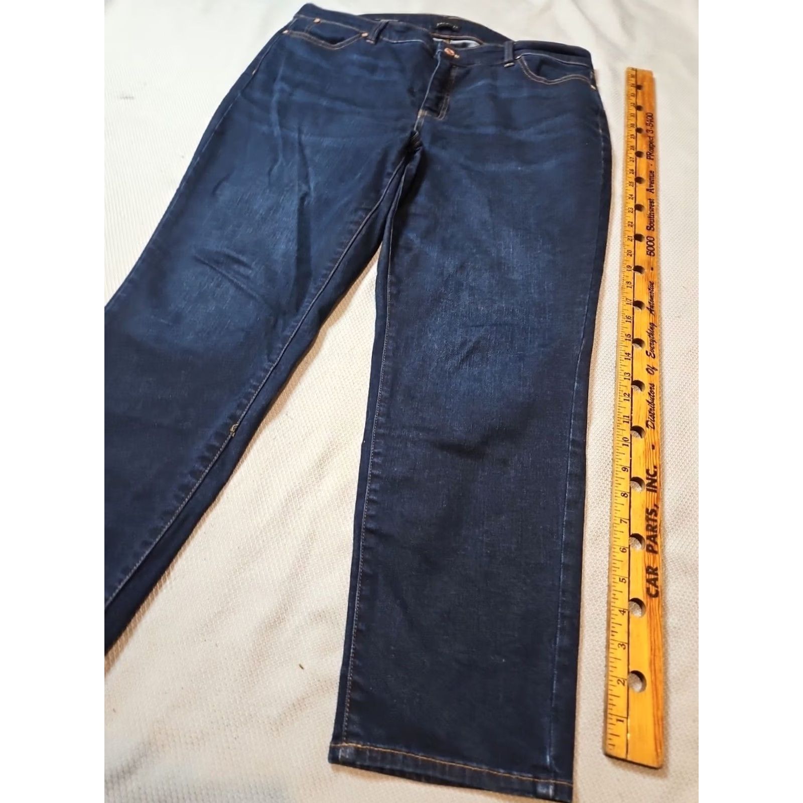 Talbots Talbots Jeans Womens Size 14 Blue Slim Ankle Stretch Denim Casual Mom Pants Size 36" / US 14 / IT 50 - 5 Thumbnail