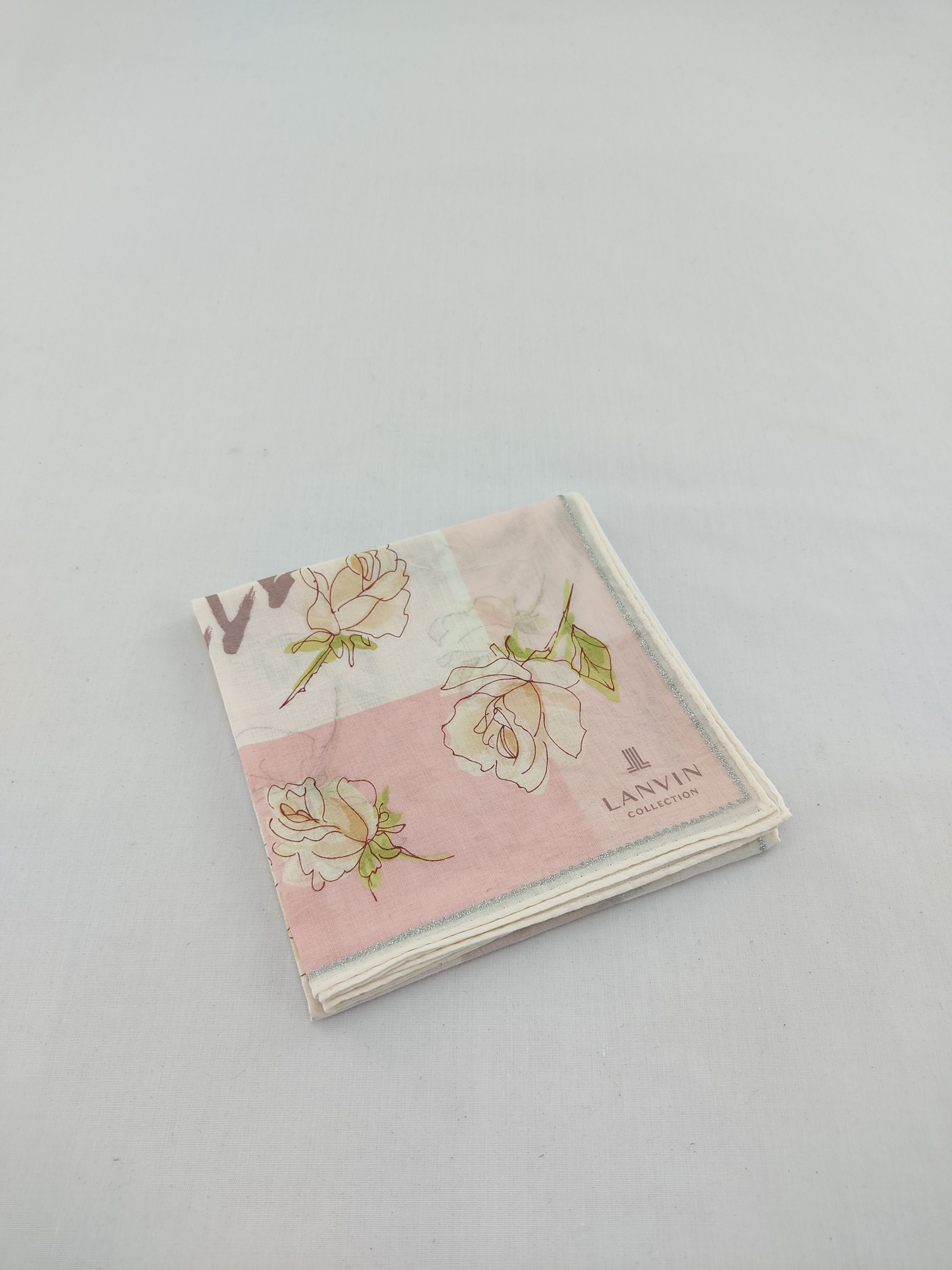 Designer × Lanvin × Vintage Lanvin Handkerchief / Neckwear / Bandana Size ONE SIZE - 2 Thumbnail