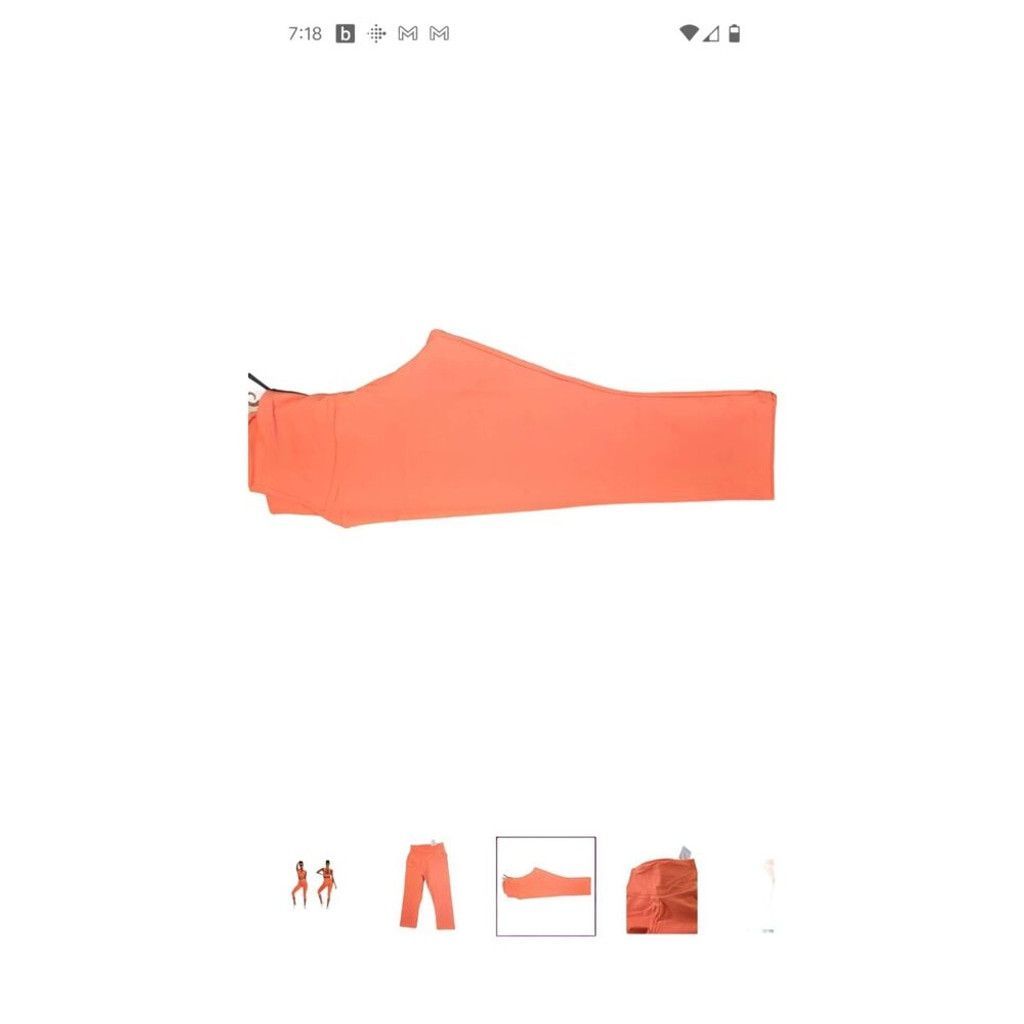 Other Cajubrasil High Waist Workout Leggings in Tangerine. Size M Size 26" / US 2 / IT 38 - 3 Thumbnail