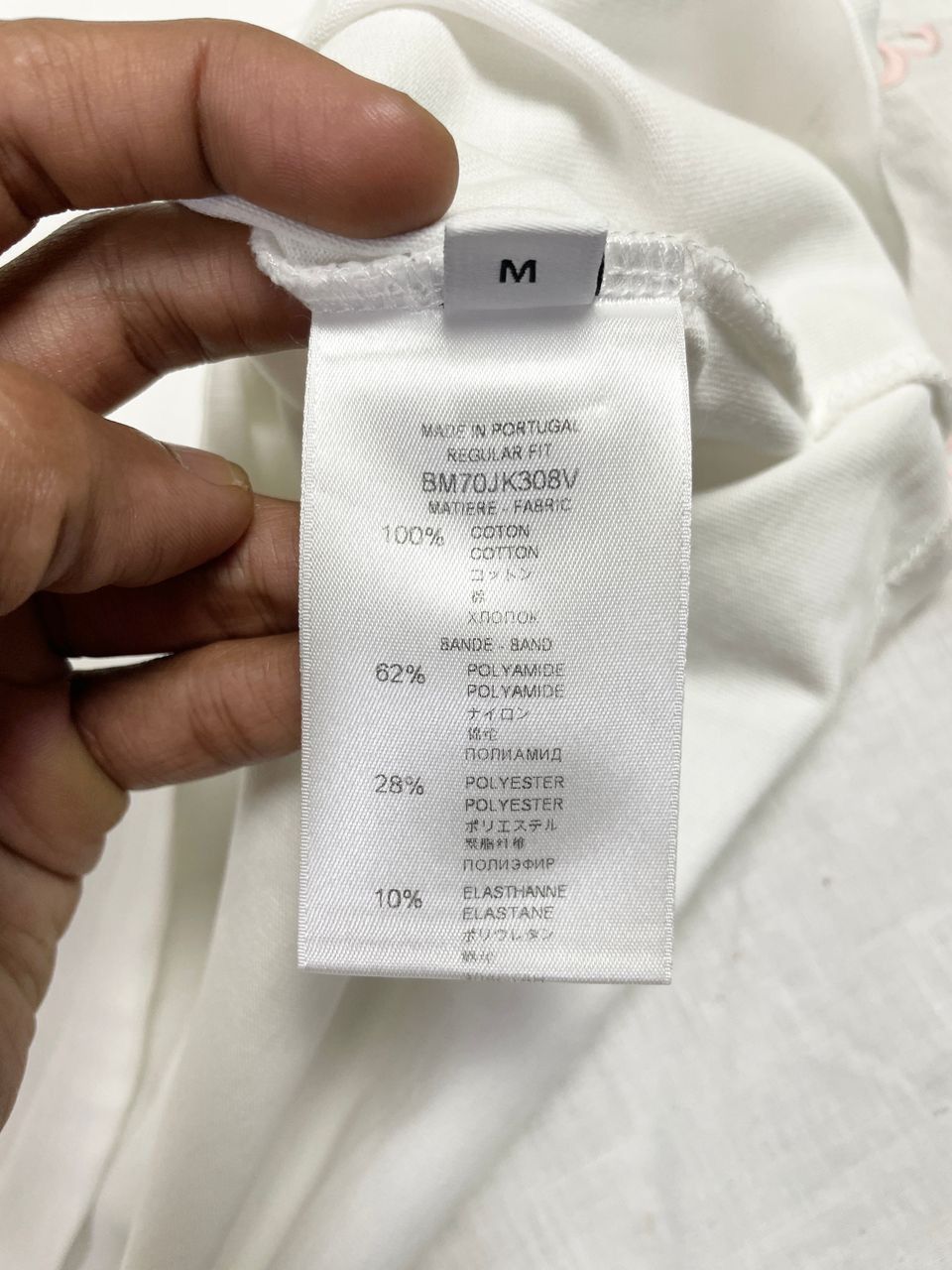 Givenchy Givenchy 4G Webbing T-Shirt - WHITE Size US M / EU 48-50 / 2 - 5 Thumbnail