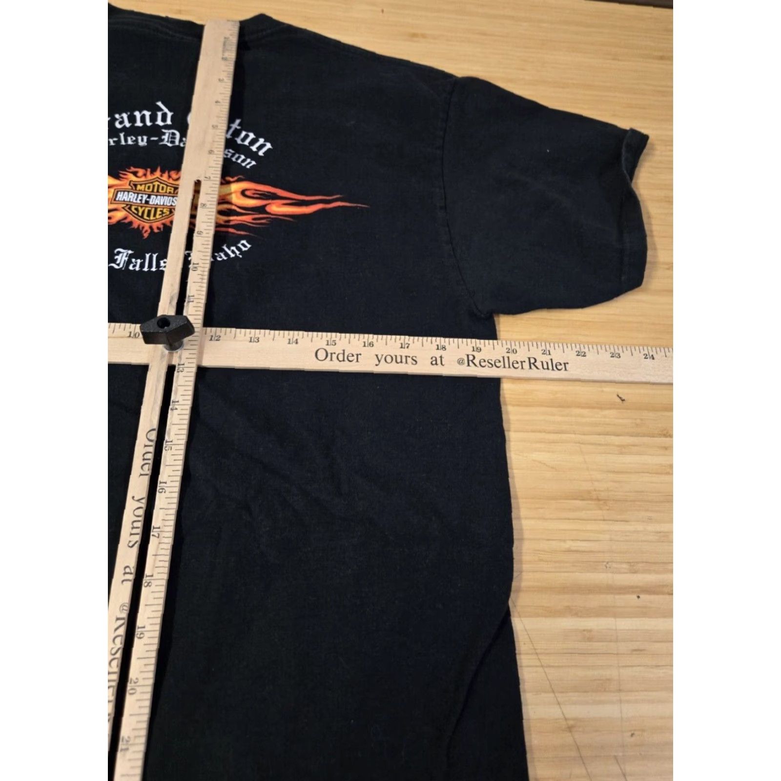 Harley Davidson Harley-Davidson Men’s T-Shirt Black Short Sleeve Crew Neck Grizzly Bear Logo 2000s L Large Hanes Beefy-T Black Mens Size US L / EU 52-54 / 3 - 7 Thumbnail