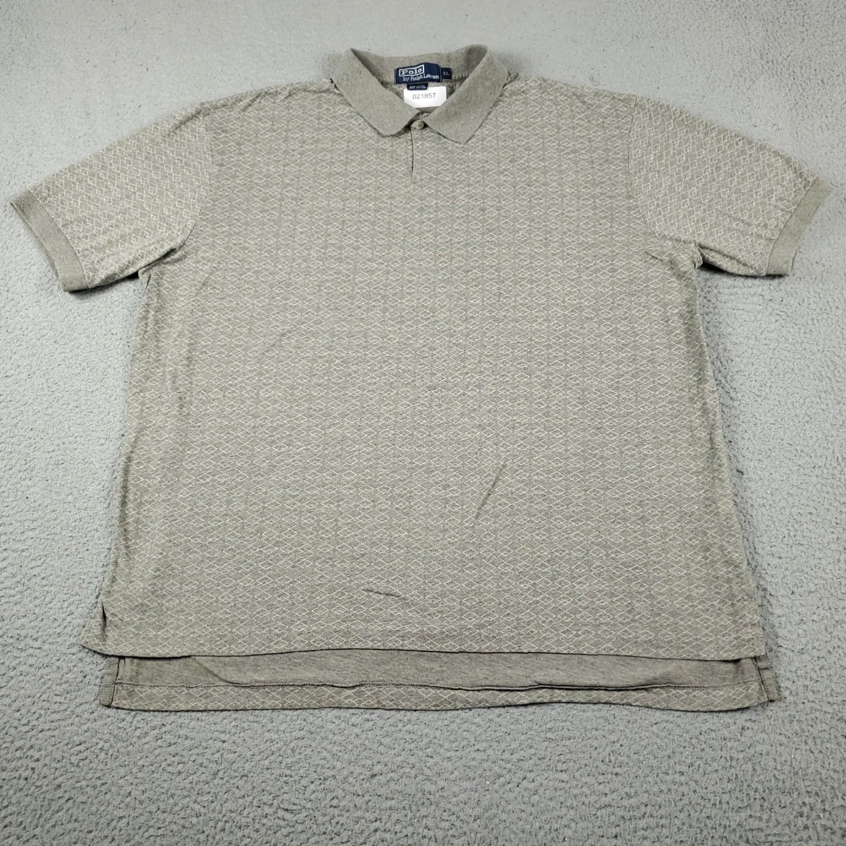 Ralph Lauren Ralph Lauren Shirt Polo Mens XL Gray Short Sleeve Casual Adult Size US XL / EU 56 / 4 - 2 Thumbnail