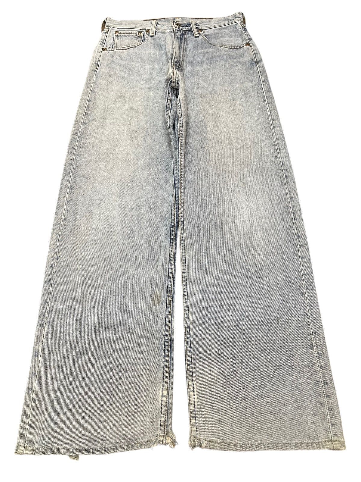 Levi's Vintage 90s Levis 504 Blue Faded Wash Wide Leg Baggy Jeans