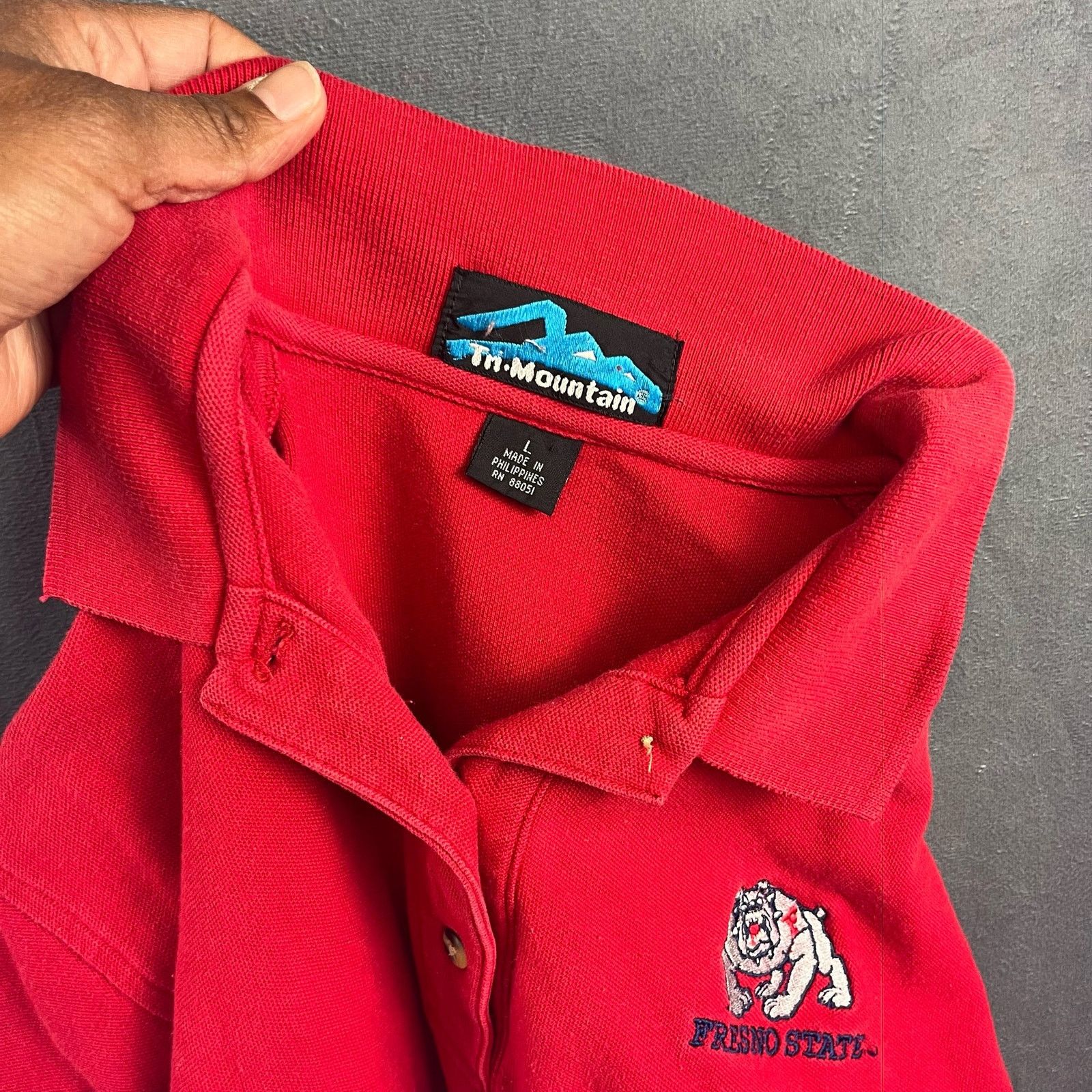 Other Vintage Tri-Mountain Men’s Large Fresno State Polo Bulldogs Size US L / EU 52-54 / 3 - 11 Thumbnail