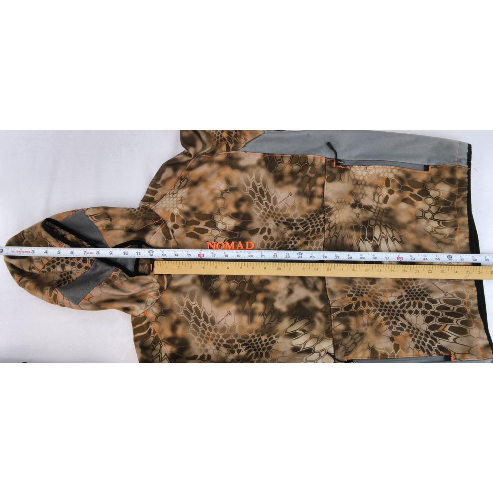 Nomad Nomad Banshee Jacket 1/2 Zip Men L Brown Camo Hood Softshell Size US L / EU 52-54 / 3 - 16 Thumbnail
