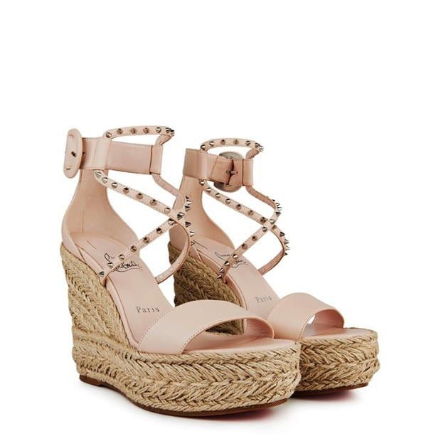 Christian Louboutin Chocazeppa Spikes 120mm Espadrille Wedges Size US 6 / IT 36 - 4 Thumbnail