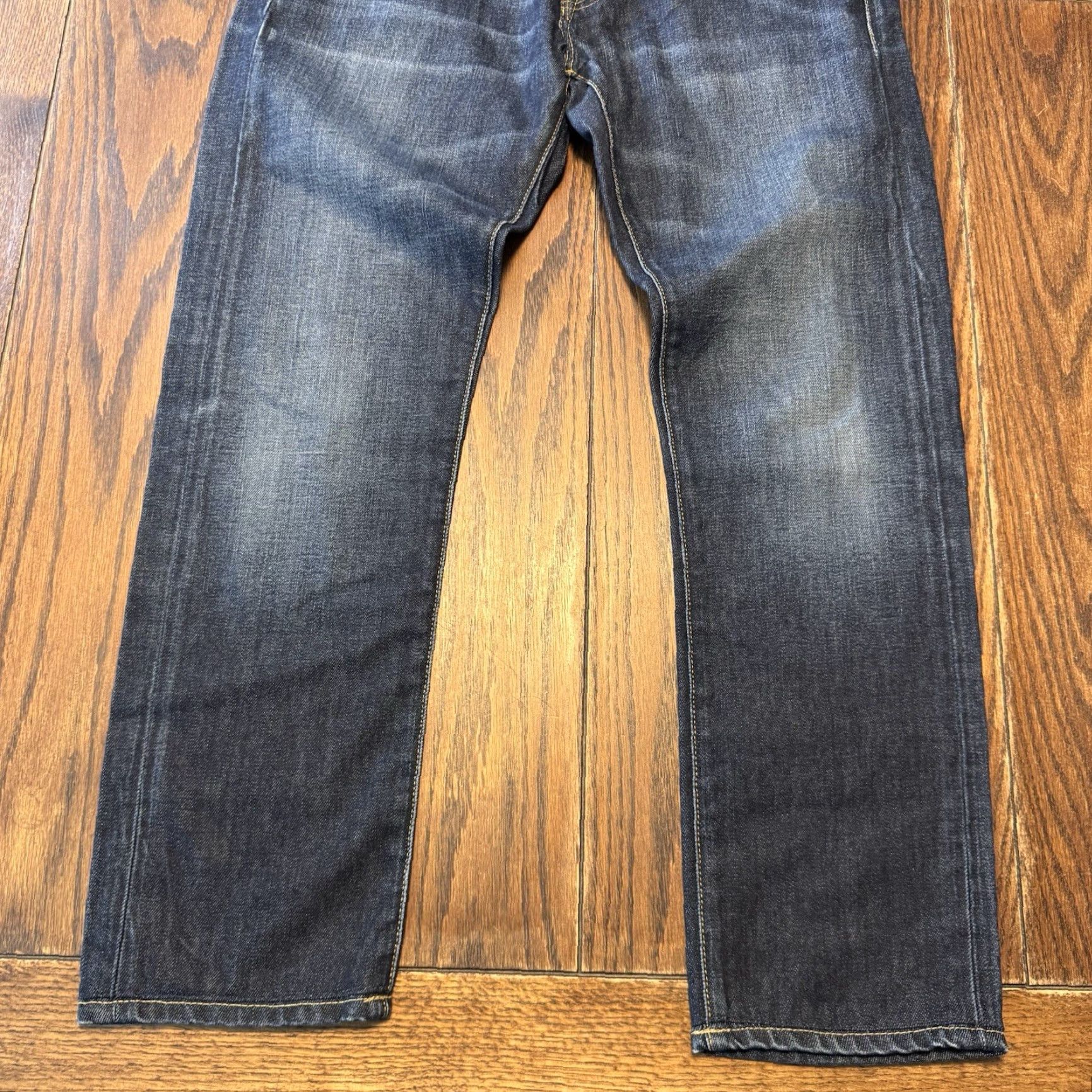 Ralph Lauren Ralph Lauren Denim & Supply Jeans Slim 34x34 Mens Dark Wash Blue Flag USA Size US 35 - 2 Thumbnail