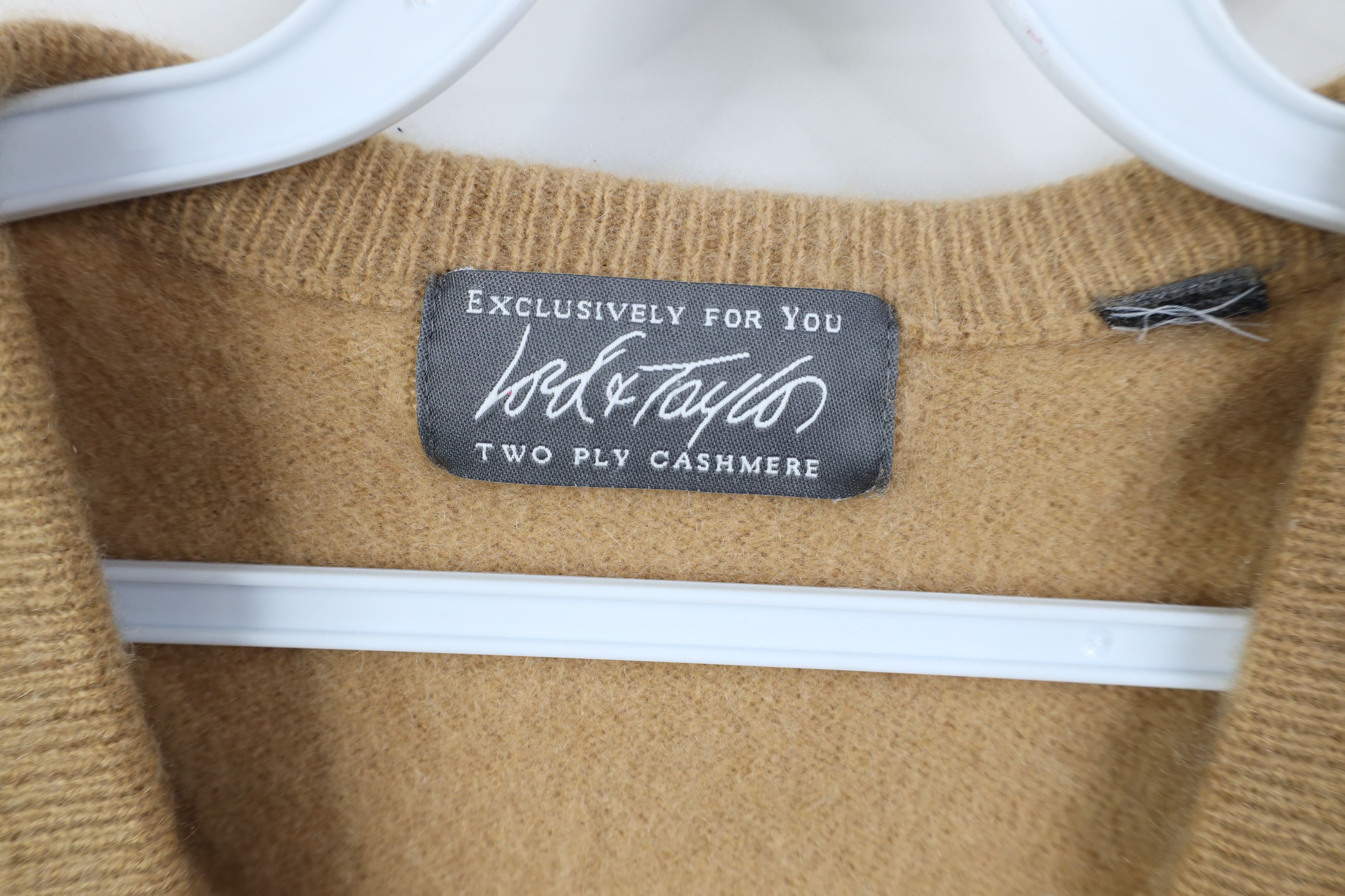 Vintage Vintage 90s Streetwear Ply Cashmere Knit V-Neck Sweater Size M / US 6-8 / IT 42-44 - 4 Thumbnail