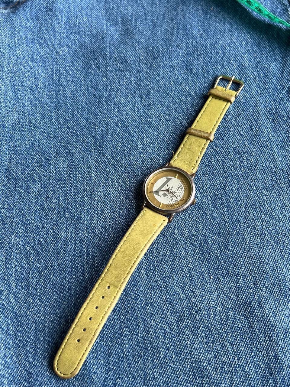Japanese Brand Vintage One Euro Cent Japanese style futuristic Steel Watch Size ONE SIZE - 3 Thumbnail