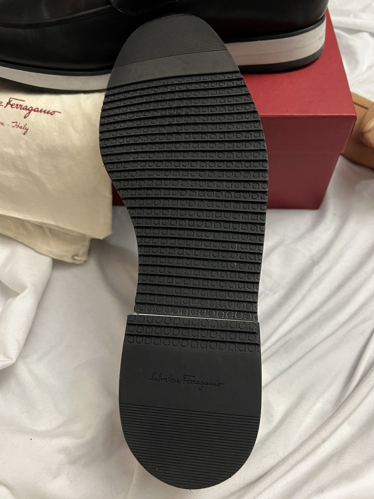 Salvatore Ferragamo NABUCCO NERO CALF Size US 11 / EU 44 - 6 Thumbnail