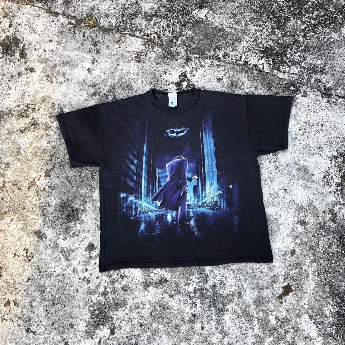 Band Tees Vintage Joker Heath Ledger Batman Movie Rare Shirt Size US XL / EU 56 / 4 - 1 Thumbnail