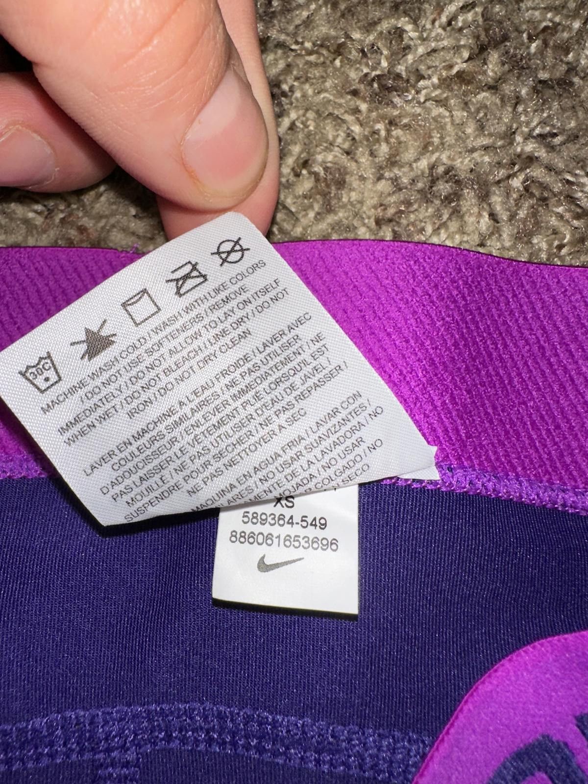 Nike Nike Women's Dri-Fit Pro 3 Big Dot Training Shorts Size 26" / US 2 / IT 38 - 3 Thumbnail