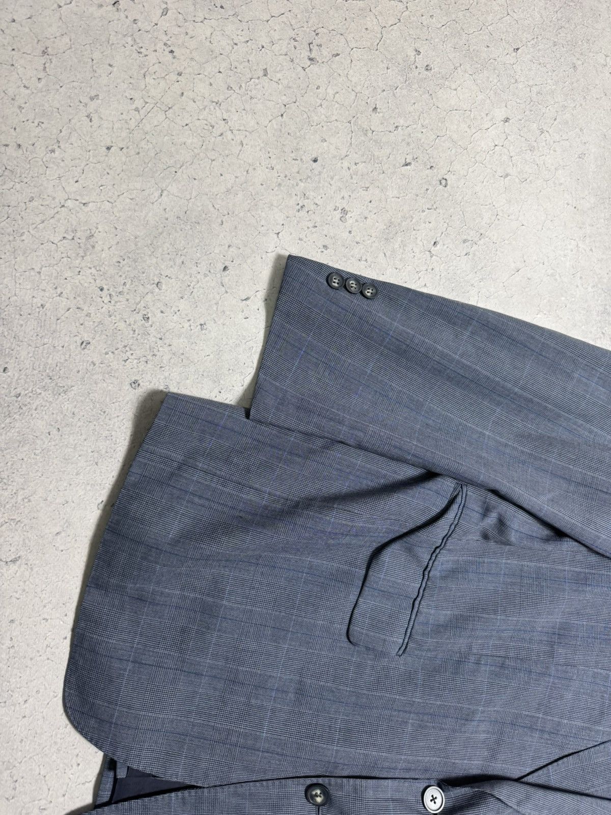 Burberry Burberrys Vintage Wool Suit Blazer & Pants Size 44R - 3 Thumbnail
