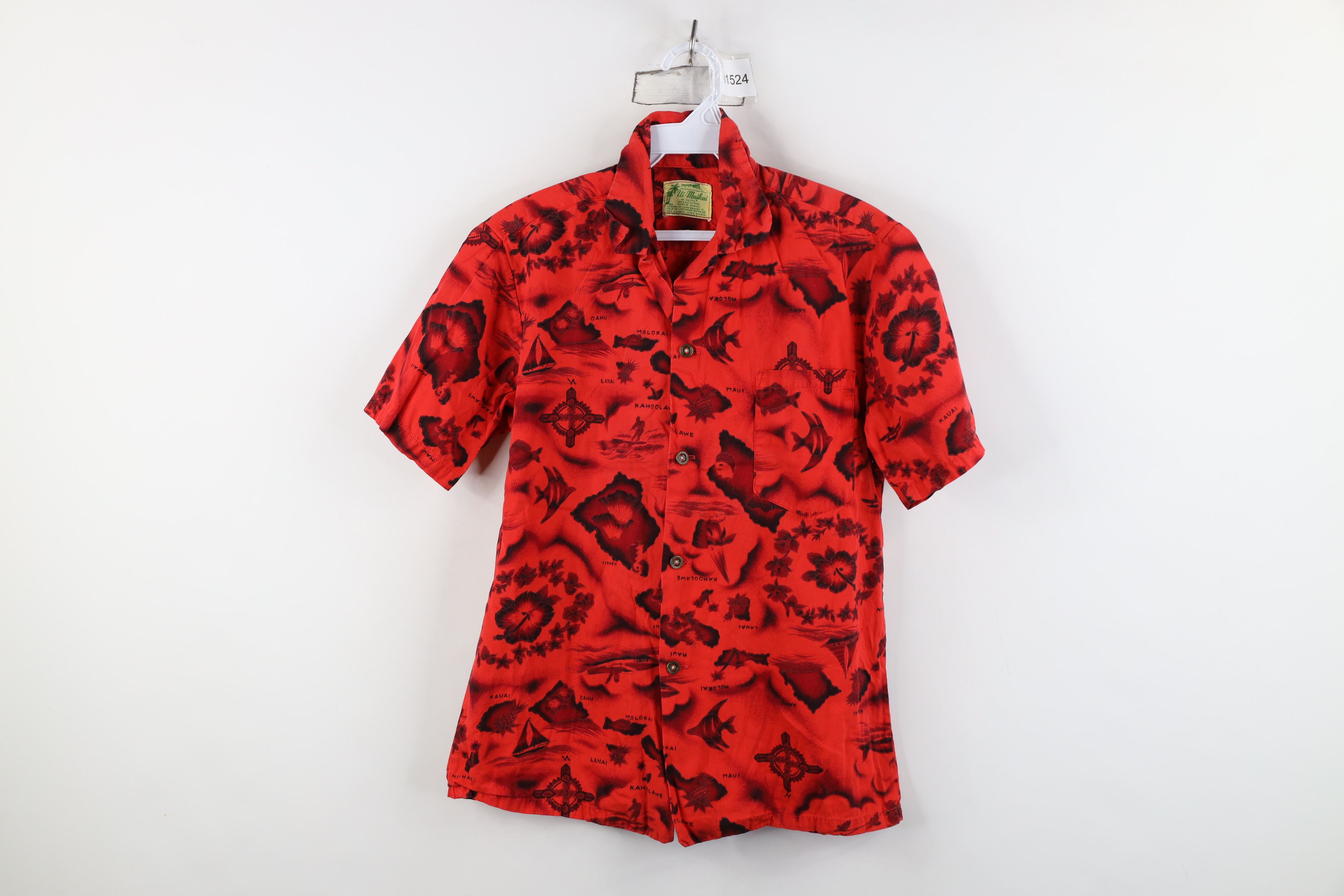 Vintage Vintage 50s 60s Rockabilly Collar Hawaiian Button Shirt USA Size US S / EU 44-46 / 1 - 1 Thumbnail