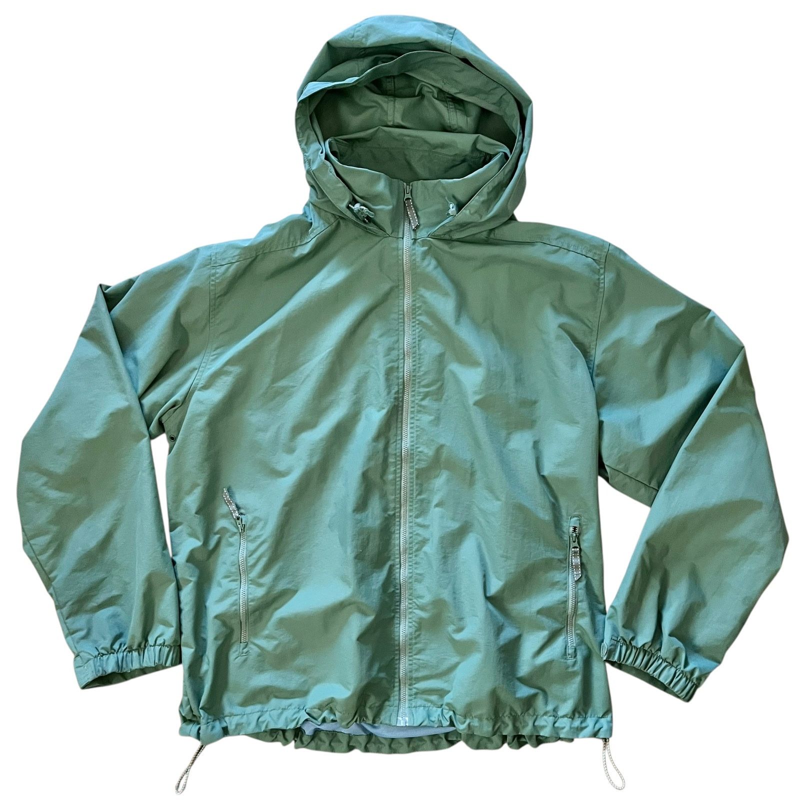 Lands' End Lands' End Convertible Green Hooded Windbreaker Rain Jacket Size US XL / EU 56 / 4 - 1 Thumbnail