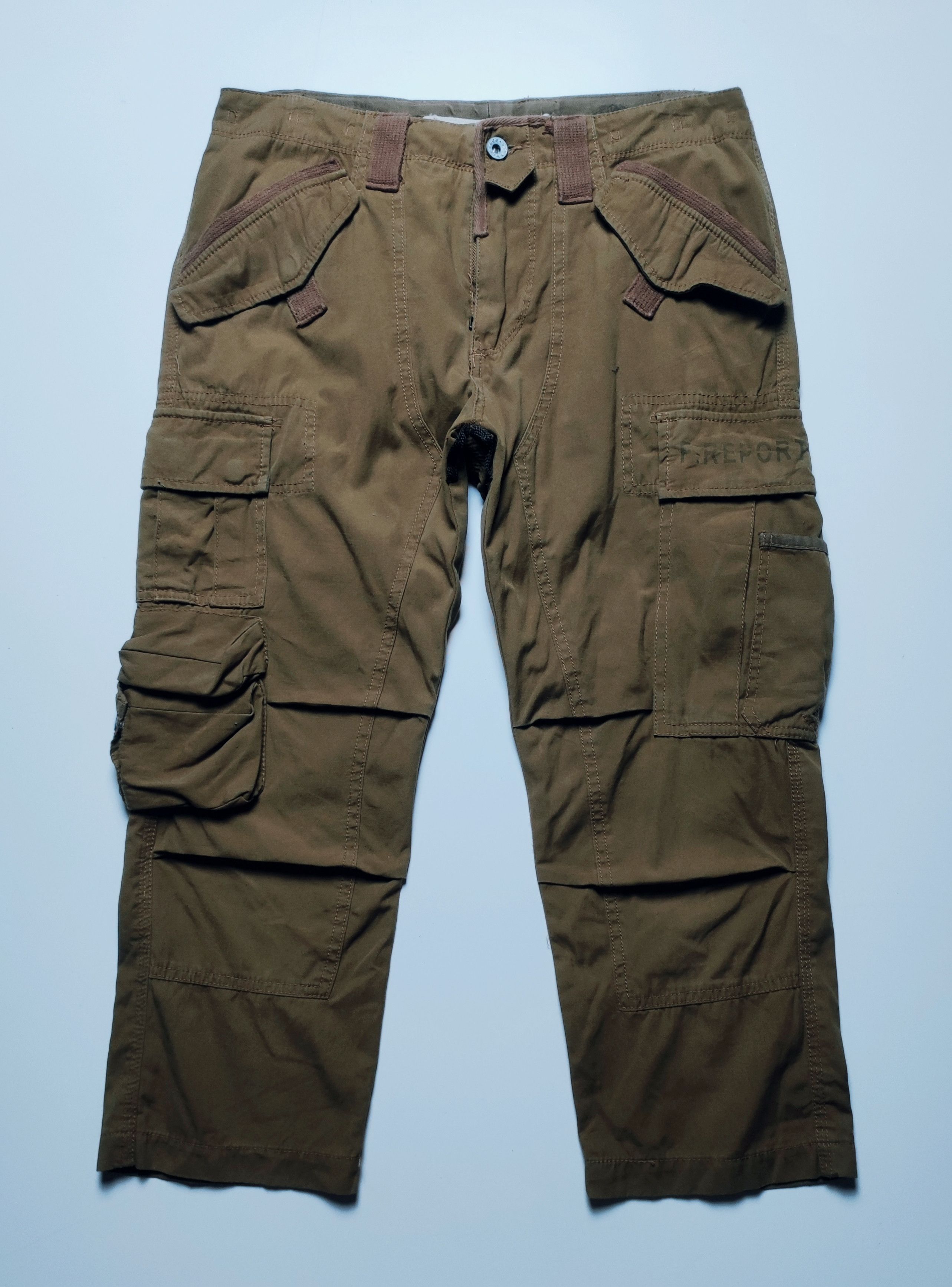 Other Flash Report Army Inspired Multipocket Cargo 3/4 Pants Size US 31 - 2 Thumbnail