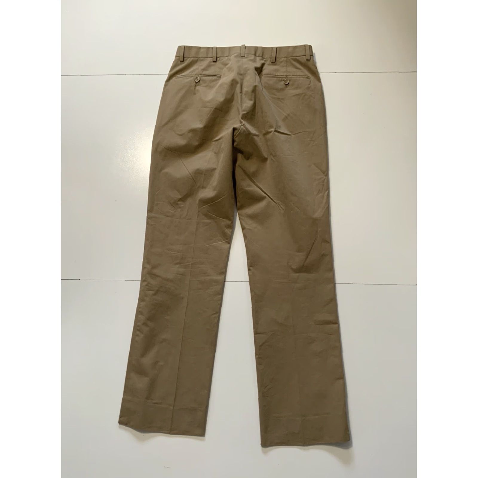 Ralph Lauren Ralph Lauren Black Label Khaki Golf Flat Front Casual Mens Pants Sz. 35 Beige 32in Inseam 35 Waist Flat Front Khakis Mens Pants Size US 35 - 3 Thumbnail