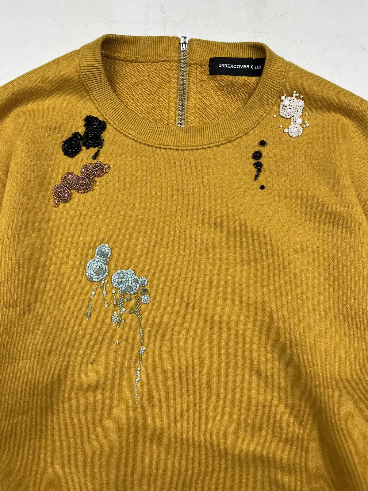 Undercover Undercover Beaded Embroidered Zip-Back Sweatshirt Size XS / US 0-2 / IT 36-38 - 7 Thumbnail