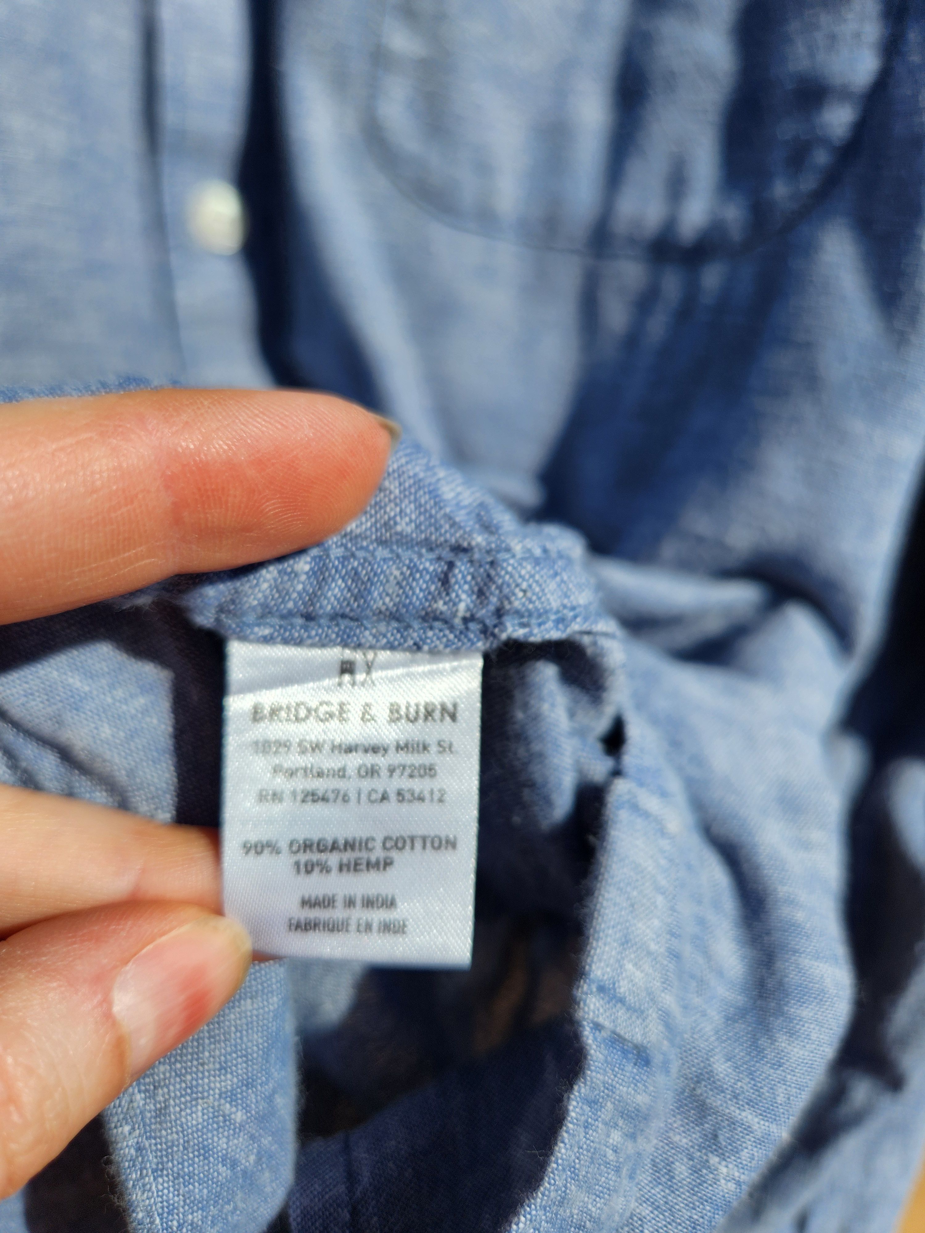 Bridge & Burn Bridge and Burn Chambray Size US XL / EU 56 / 4 - 3 Thumbnail